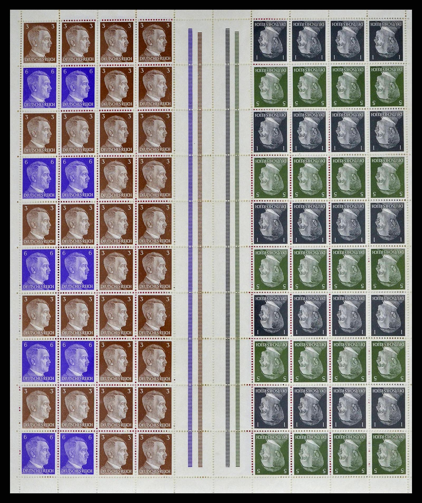 38184 0058 - Stamp collection 38184 German Reich combinations 1915-1941.