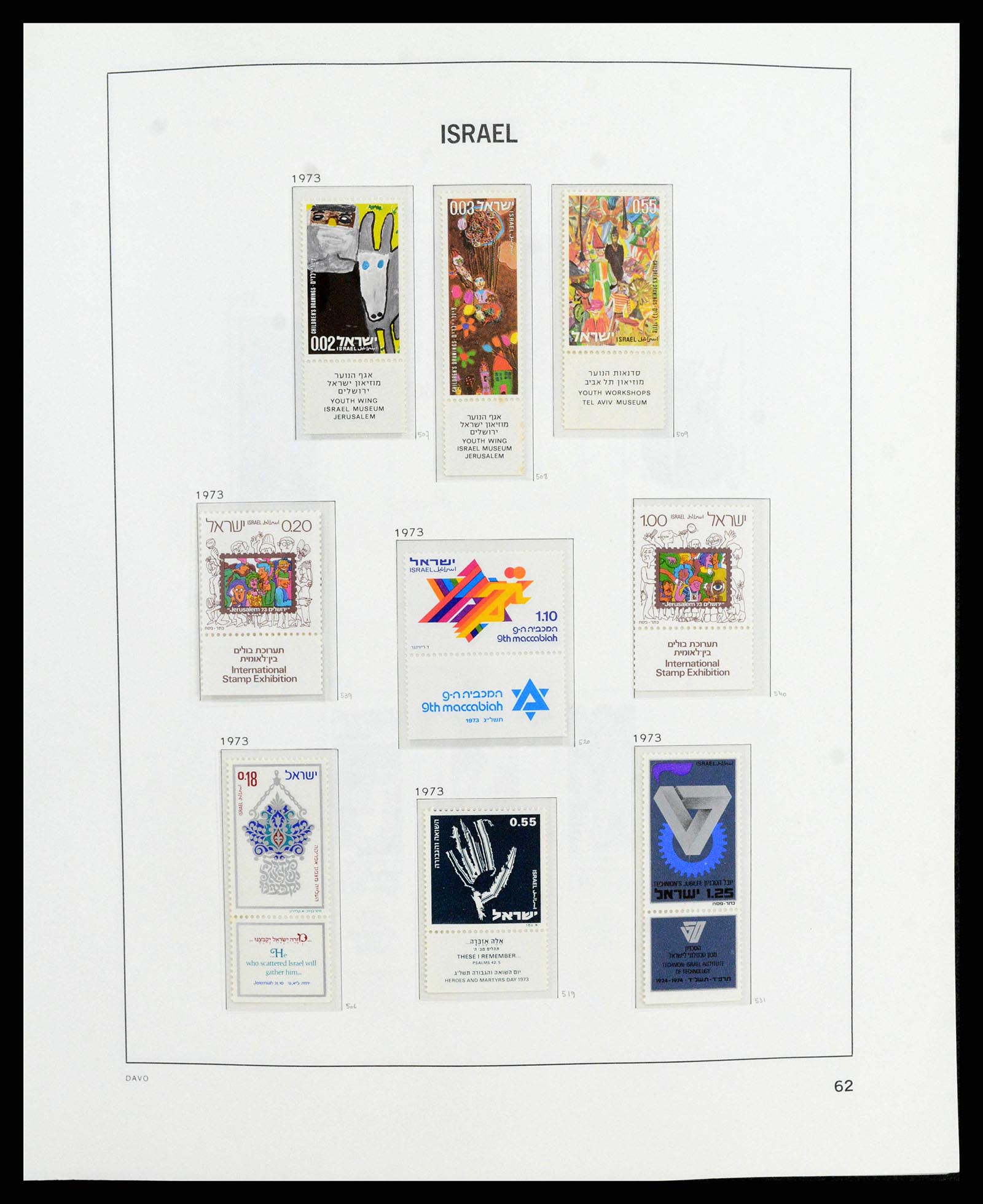38186 0070 - Stamp collection 38186 Israel 1948-2018!