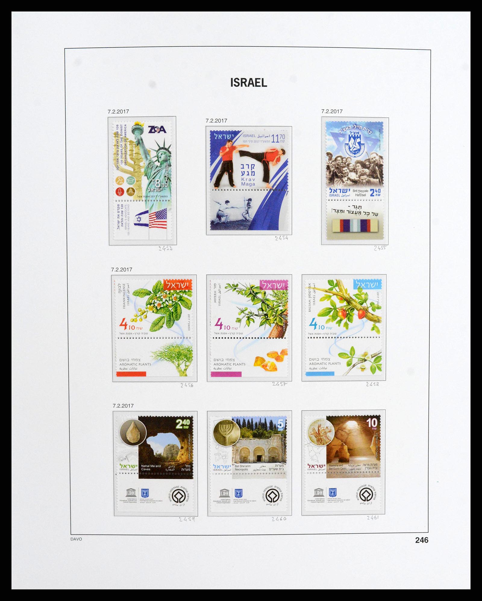 38186 0356 - Stamp collection 38186 Israel 1948-2018!