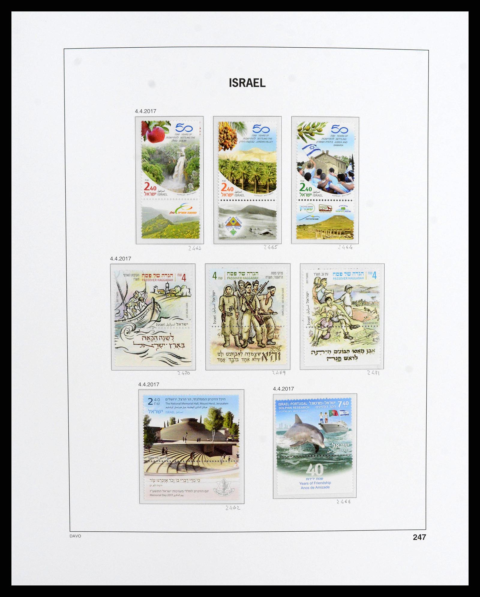 38186 0357 - Stamp collection 38186 Israel 1948-2018!