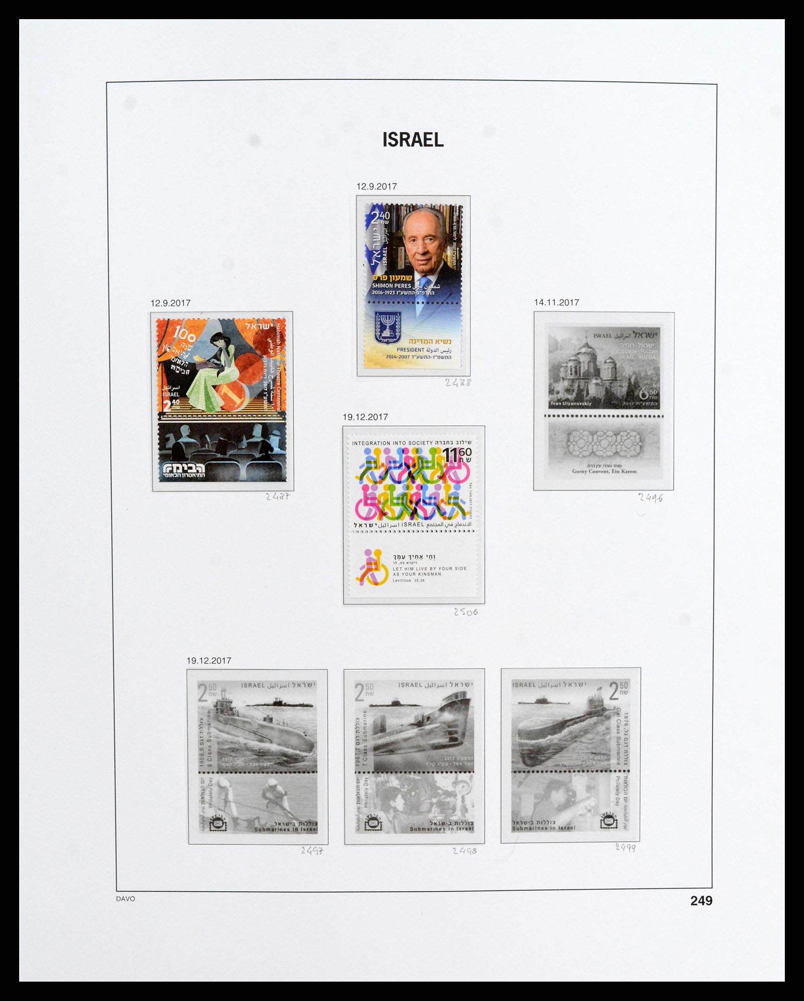38186 0359 - Stamp collection 38186 Israel 1948-2018!