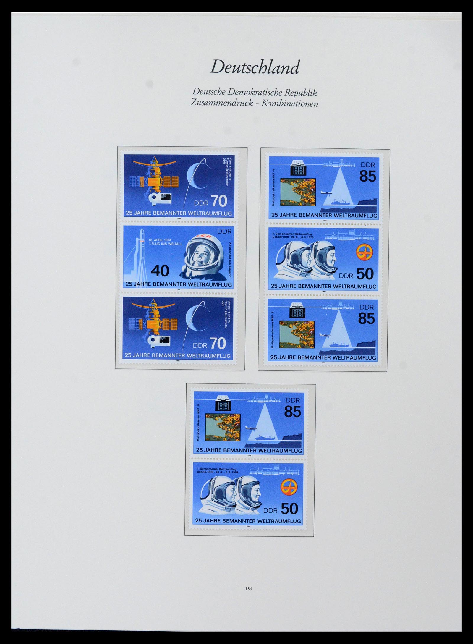38188 0012 - Postzegelverzameling 38188 DDR combinaties 1955-1990.