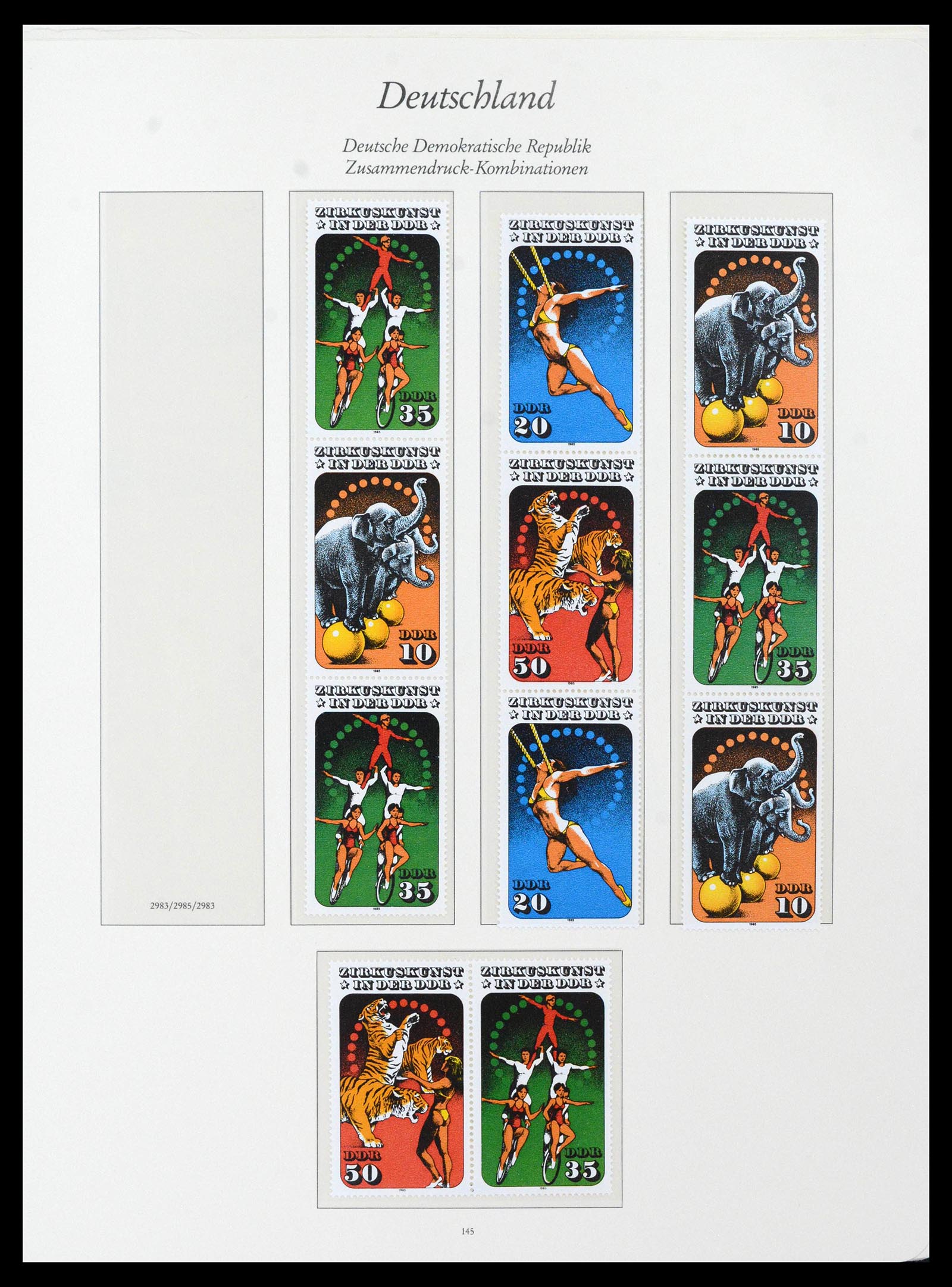 38188 0021 - Stamp collection 38188 GDR combinations 1955-1990.