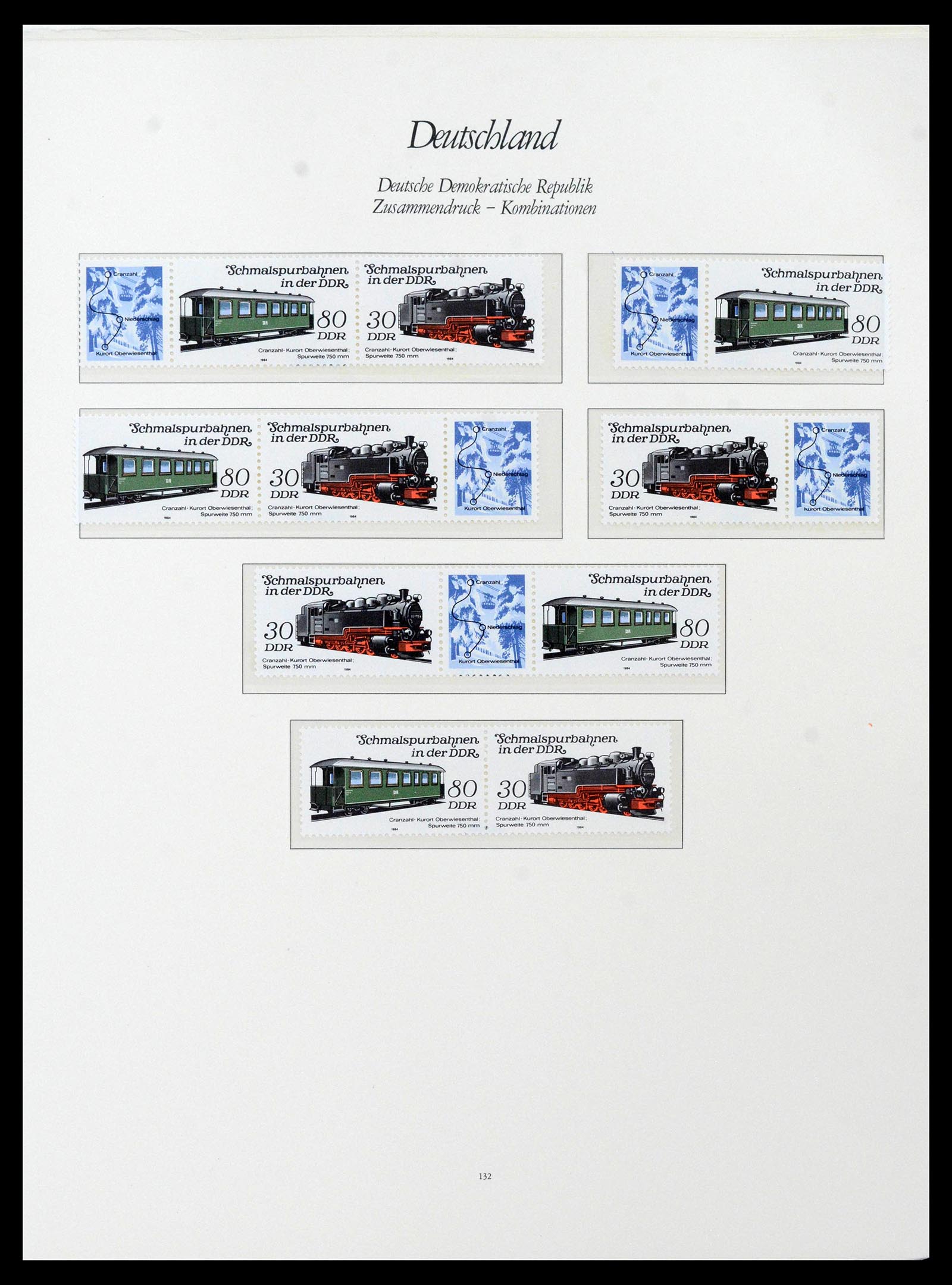38188 0022 - Stamp collection 38188 GDR combinations 1955-1990.