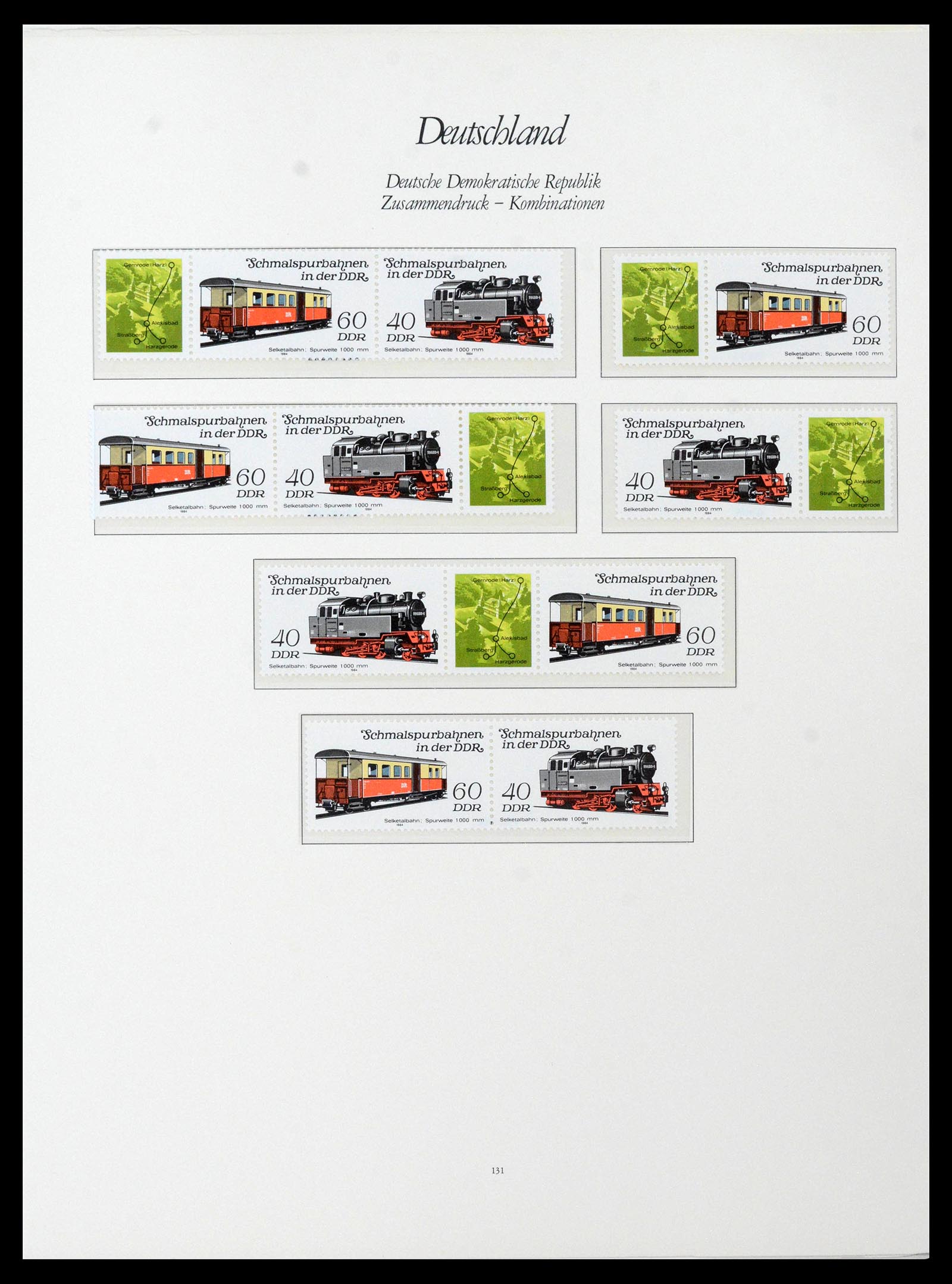 38188 0023 - Stamp collection 38188 GDR combinations 1955-1990.