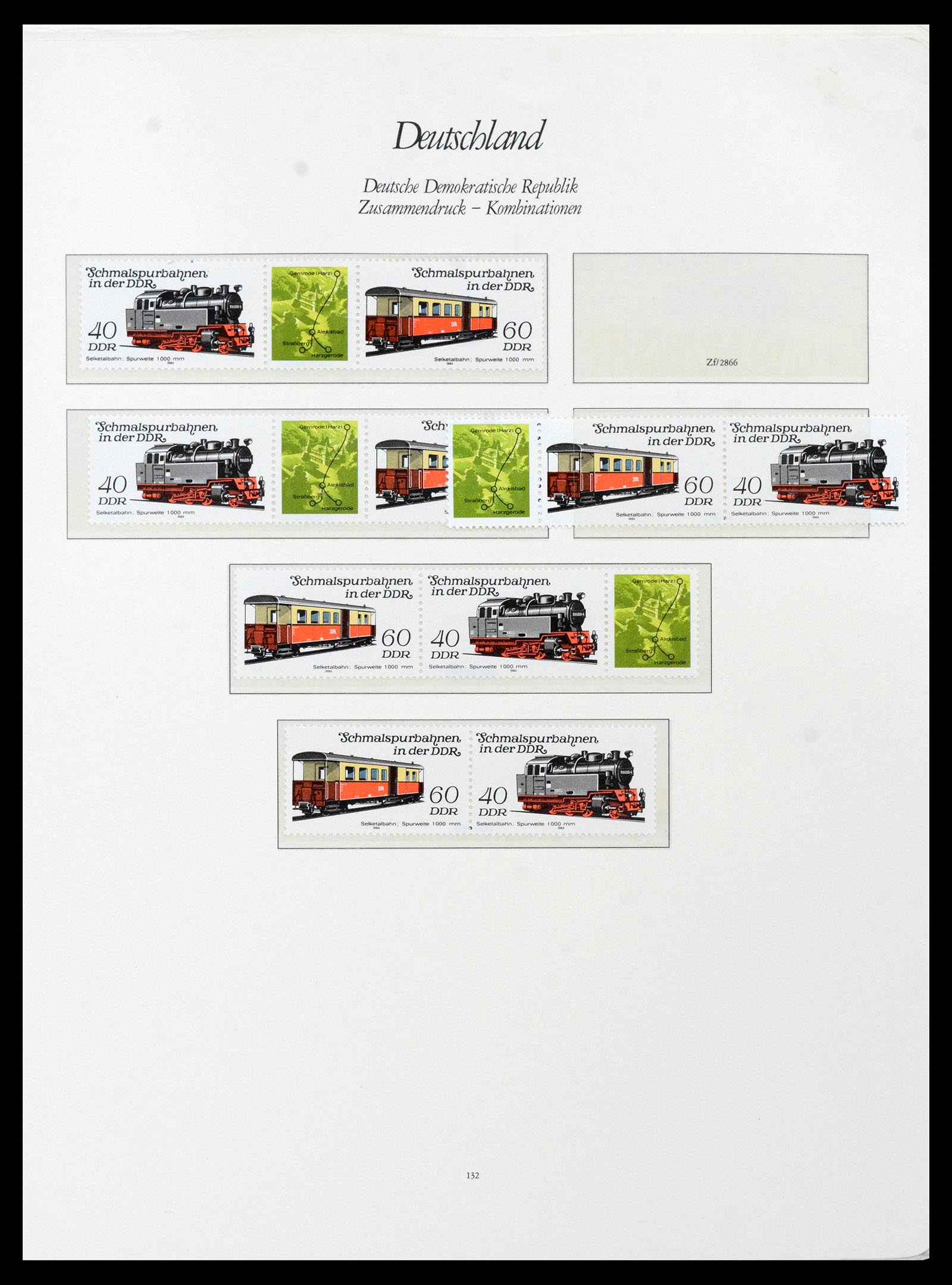 38188 0024 - Stamp collection 38188 GDR combinations 1955-1990.