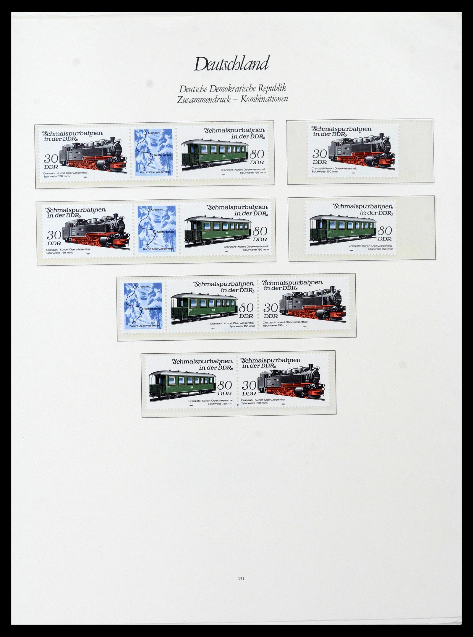 38188 0025 - Stamp collection 38188 GDR combinations 1955-1990.