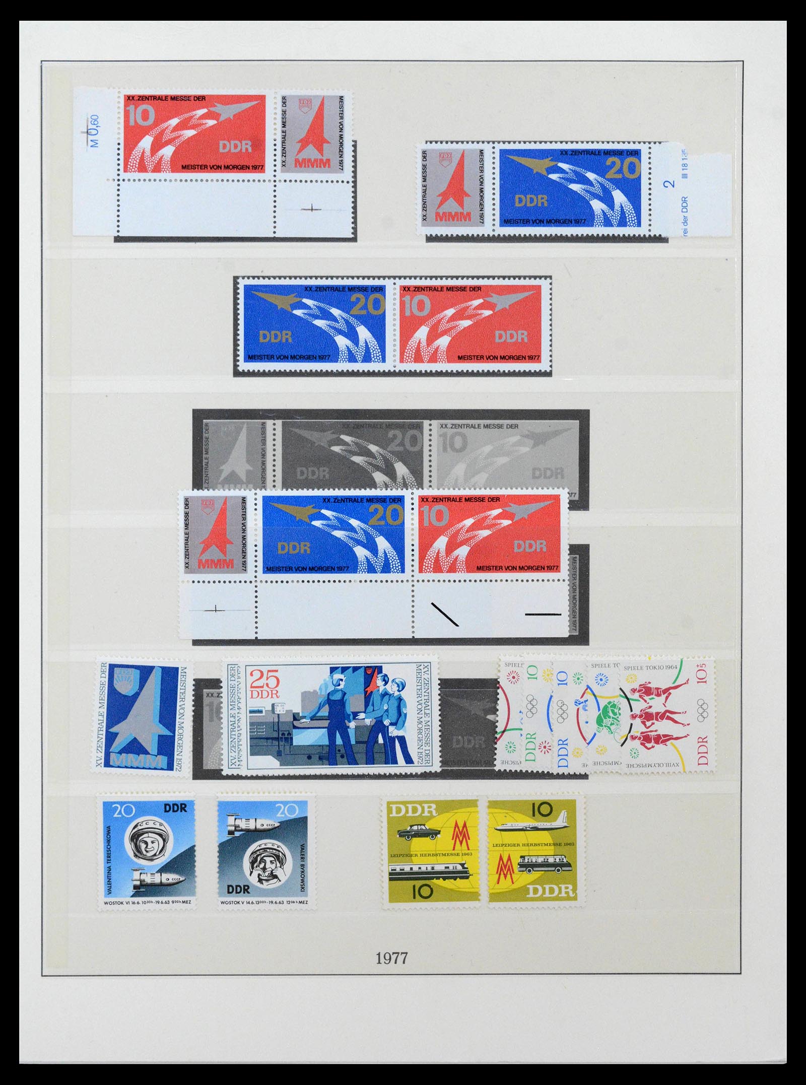 38188 0028 - Stamp collection 38188 GDR combinations 1955-1990.