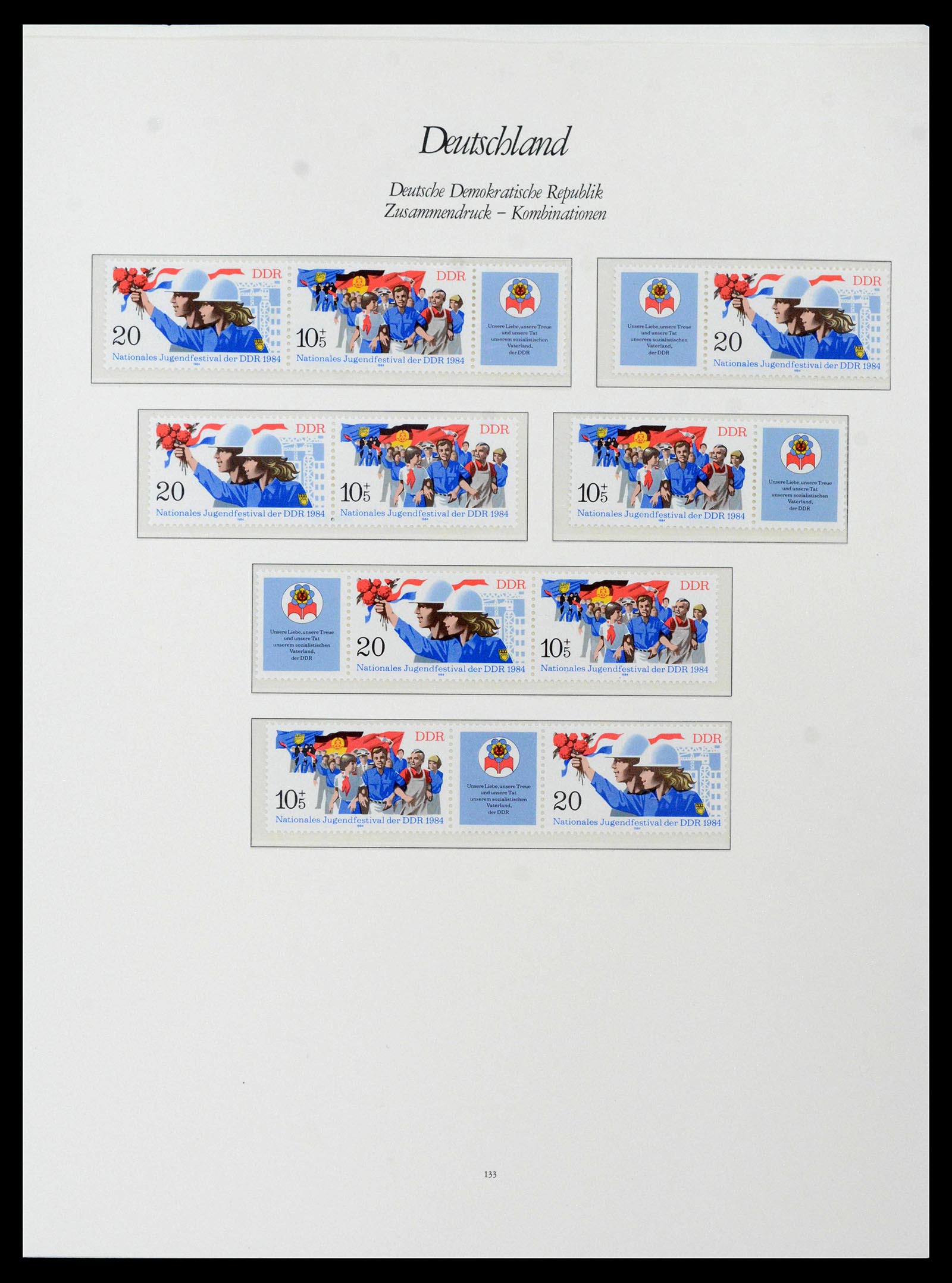 38188 0029 - Stamp collection 38188 GDR combinations 1955-1990.