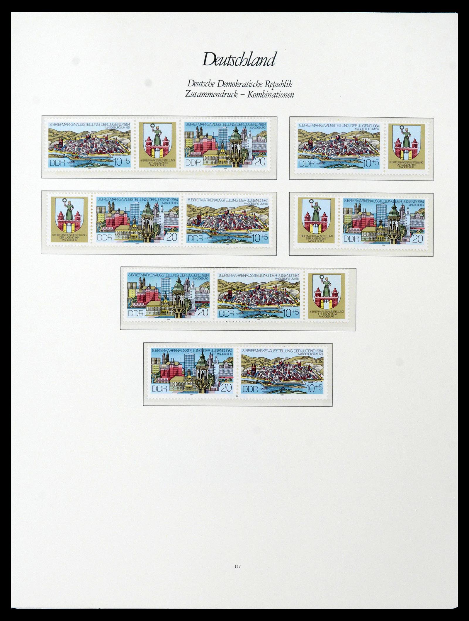 38188 0034 - Stamp collection 38188 GDR combinations 1955-1990.