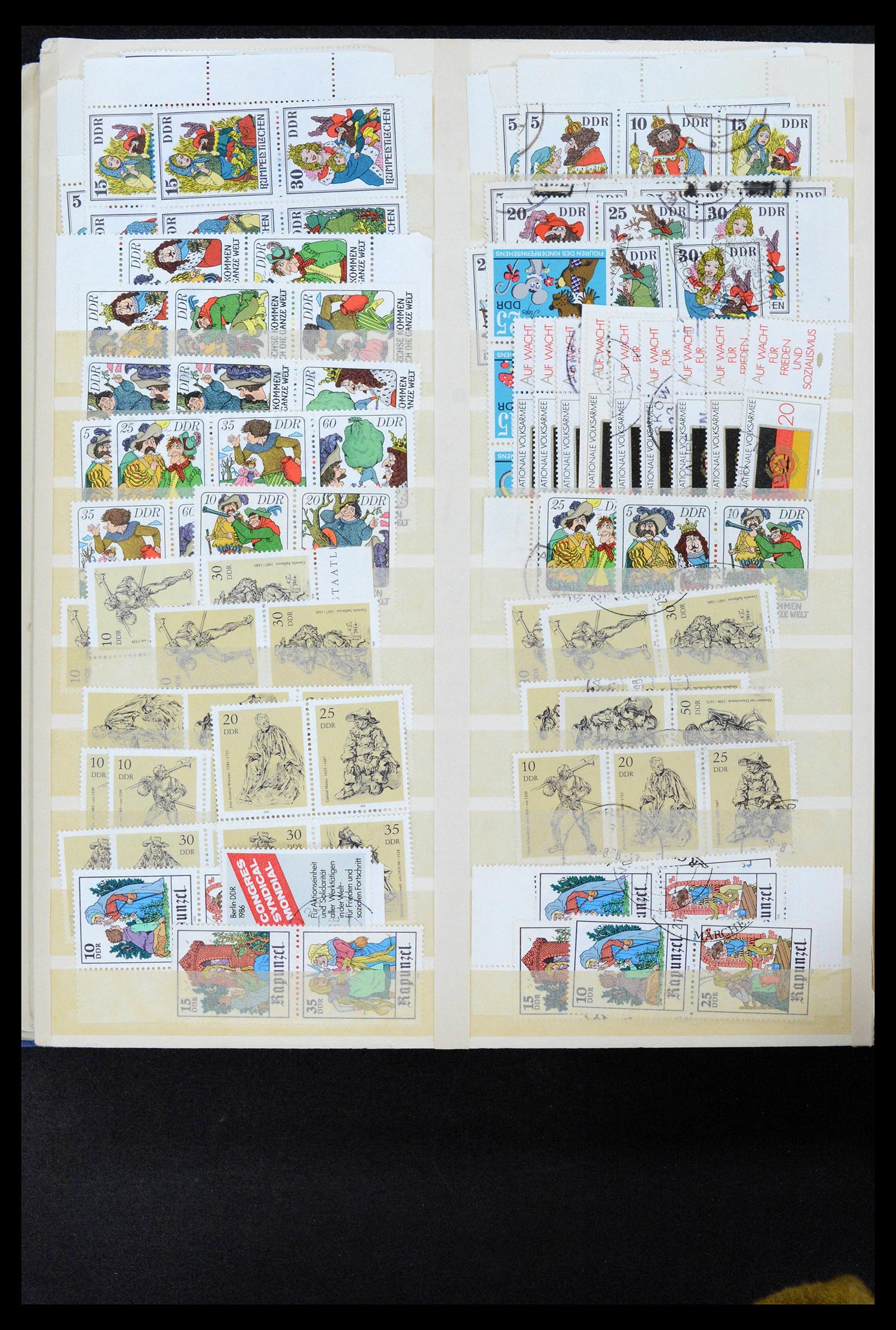 38188 0055 - Stamp collection 38188 GDR combinations 1955-1990.