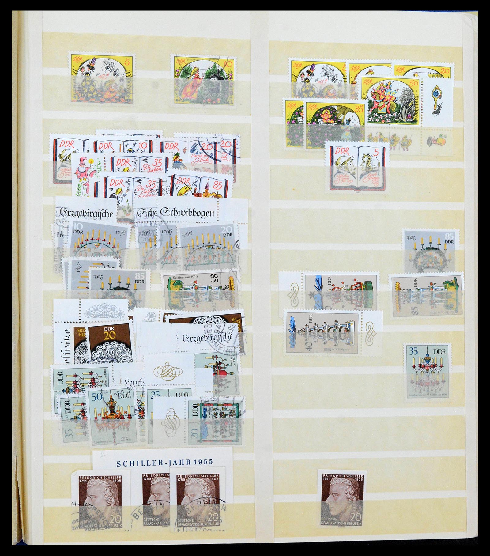 38188 0064 - Postzegelverzameling 38188 DDR combinaties 1955-1990.