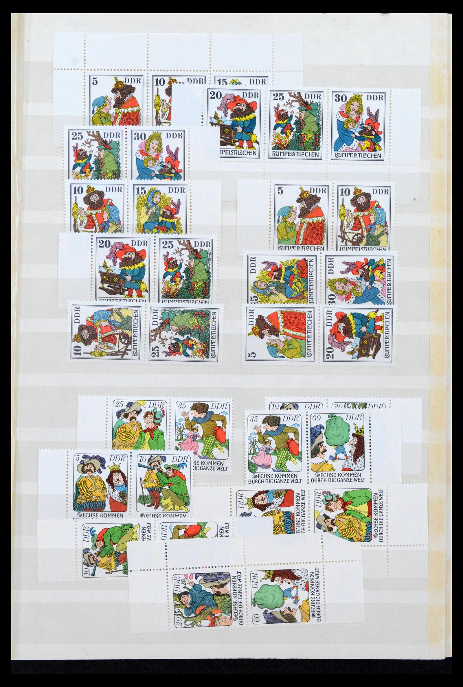 38188 0089 - Postzegelverzameling 38188 DDR combinaties 1955-1990.