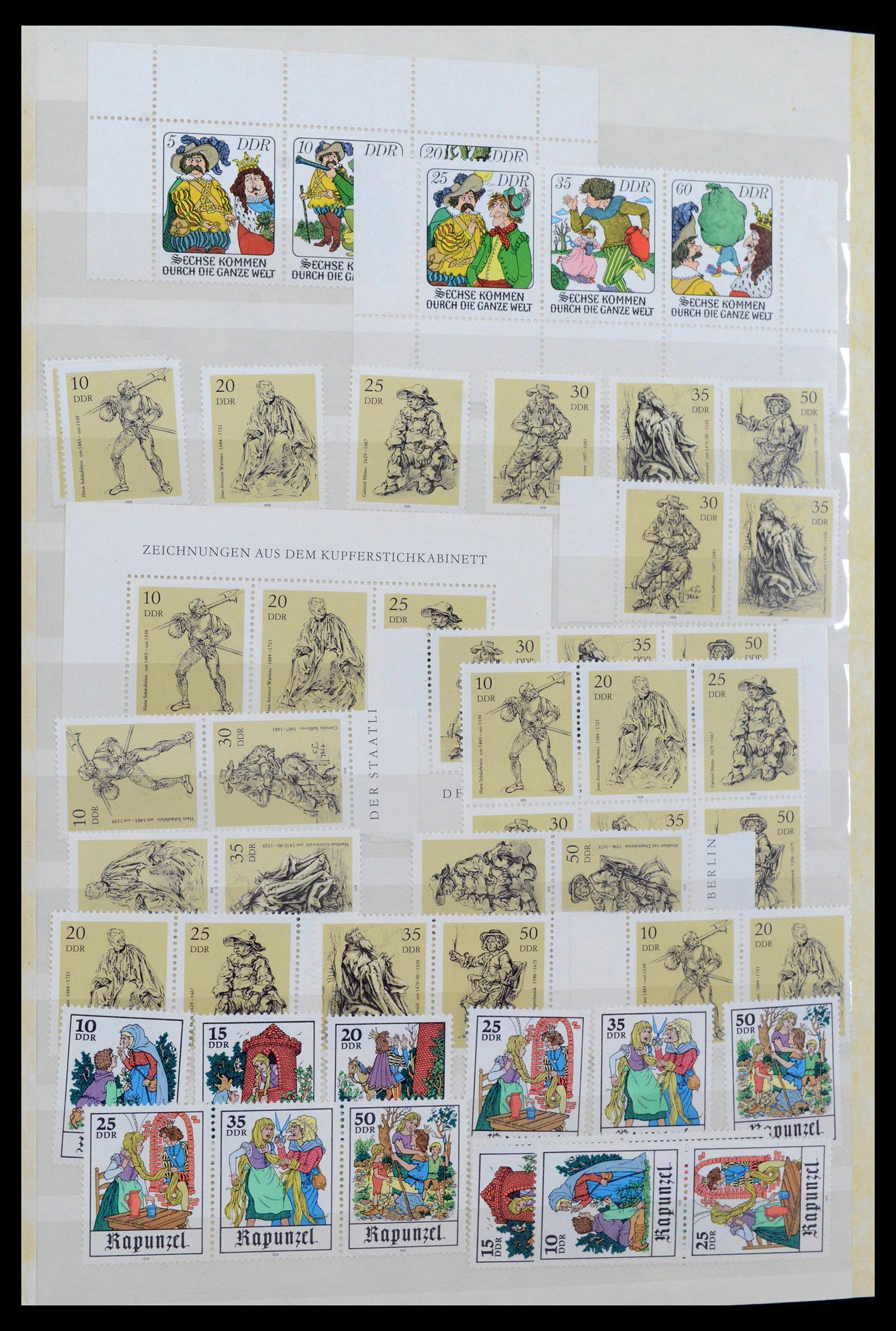 38188 0090 - Postzegelverzameling 38188 DDR combinaties 1955-1990.