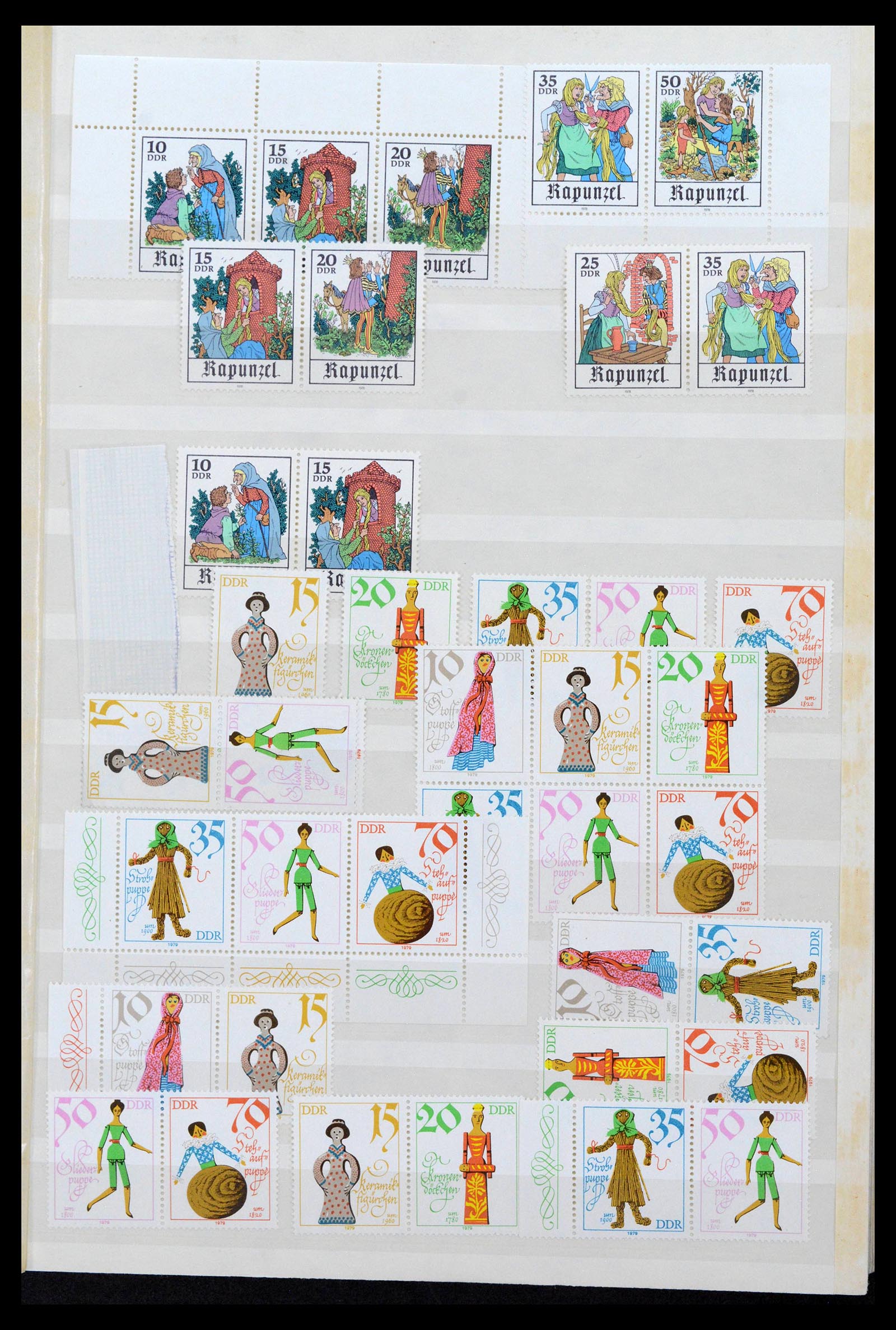 38188 0091 - Postzegelverzameling 38188 DDR combinaties 1955-1990.