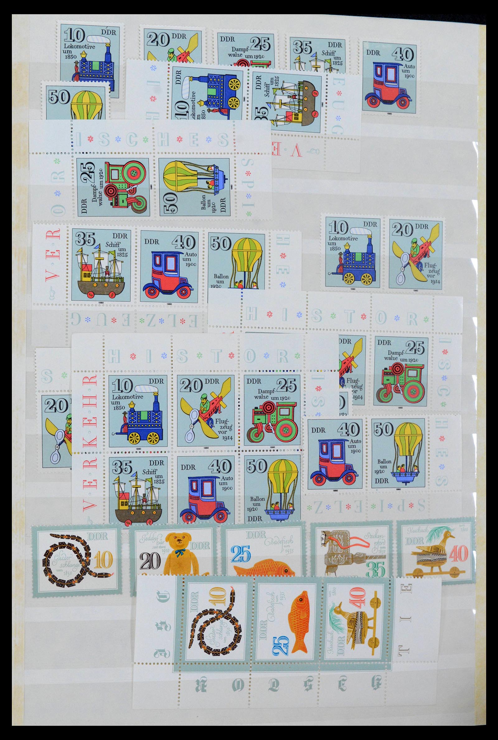 38188 0092 - Postzegelverzameling 38188 DDR combinaties 1955-1990.
