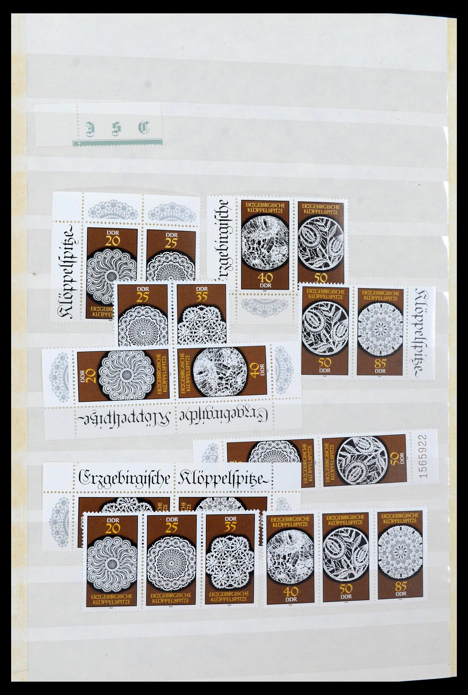 38188 0096 - Postzegelverzameling 38188 DDR combinaties 1955-1990.