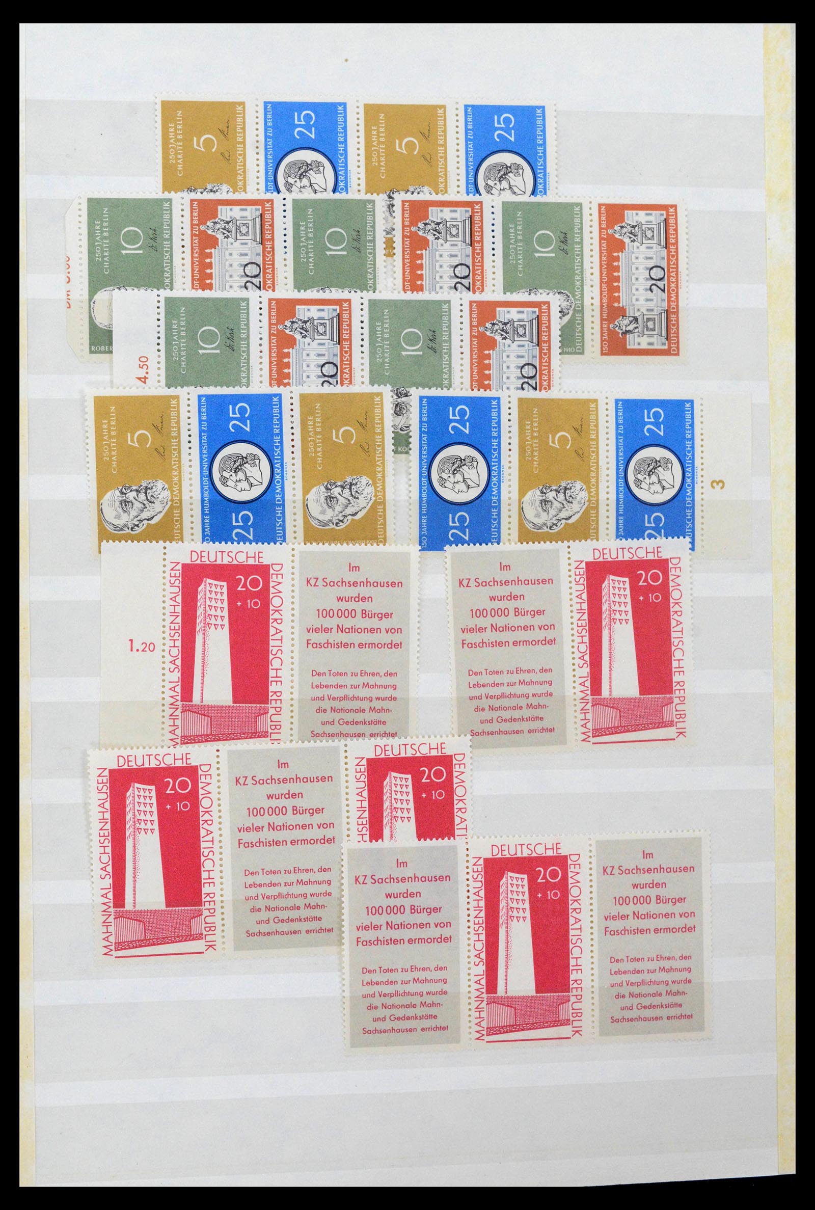 38188 0106 - Stamp collection 38188 GDR combinations 1955-1990.