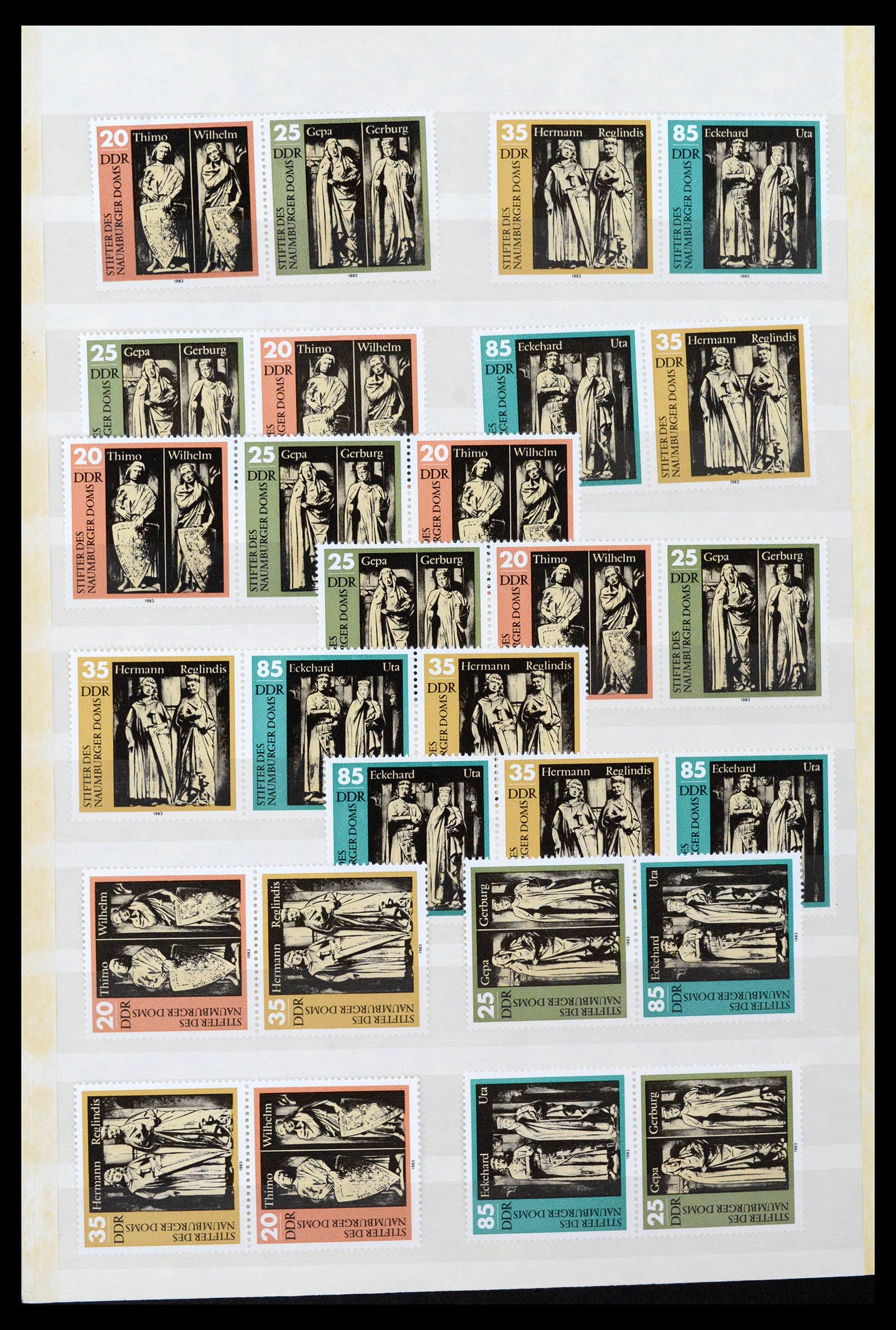 38188 0108 - Postzegelverzameling 38188 DDR combinaties 1955-1990.