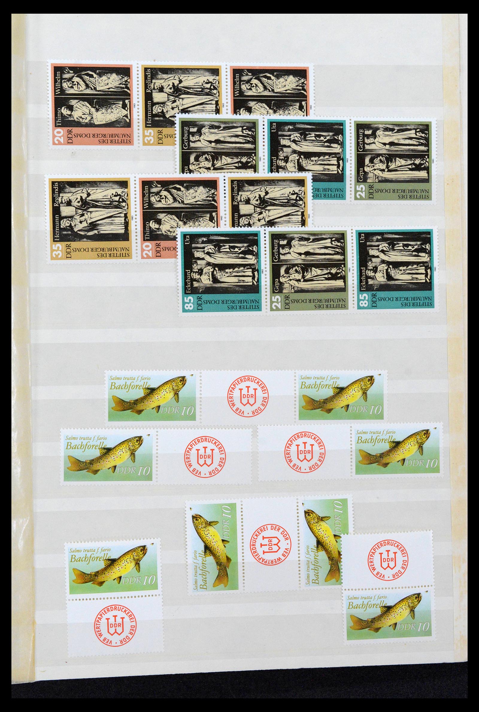 38188 0109 - Stamp collection 38188 GDR combinations 1955-1990.