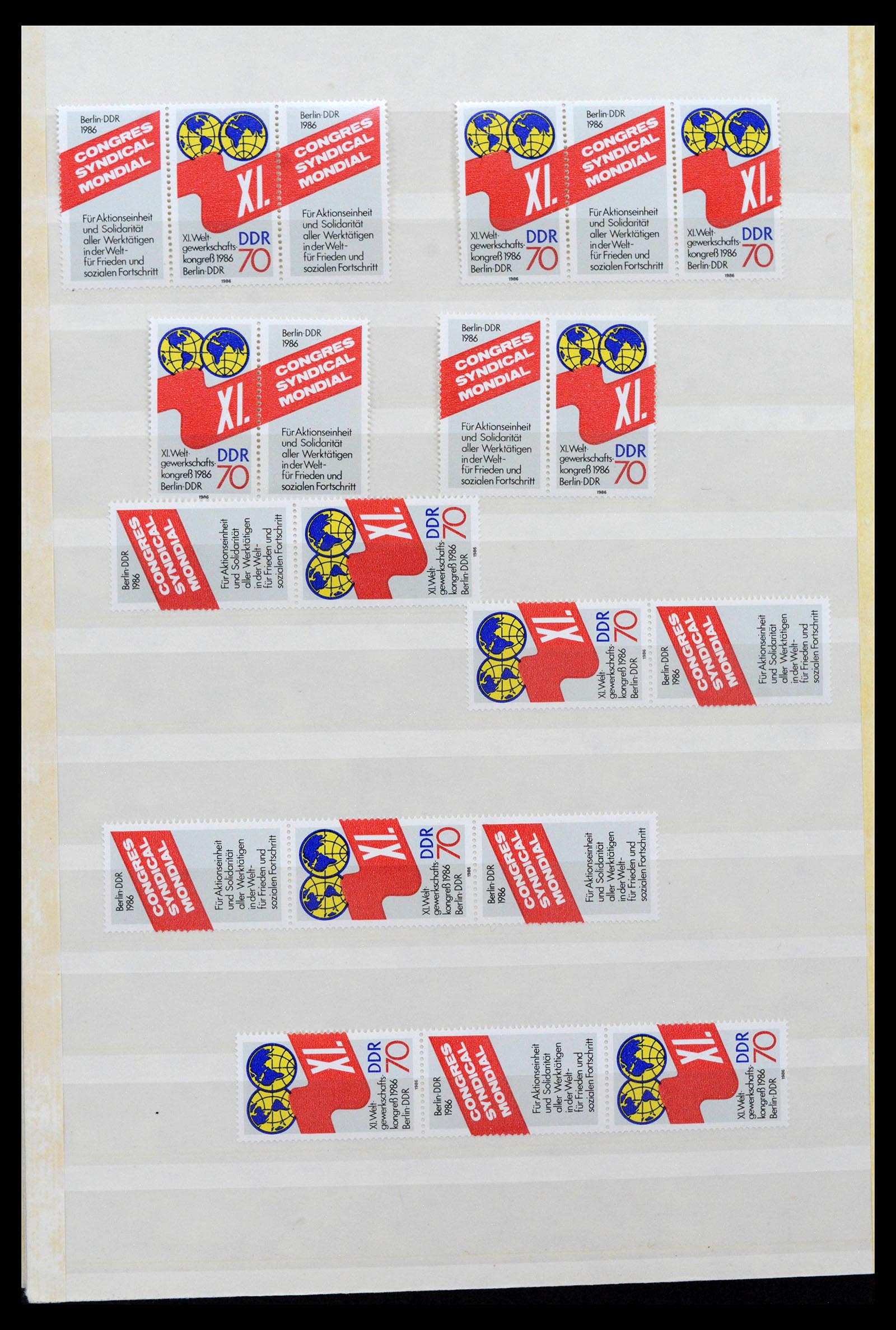 38188 0110 - Postzegelverzameling 38188 DDR combinaties 1955-1990.