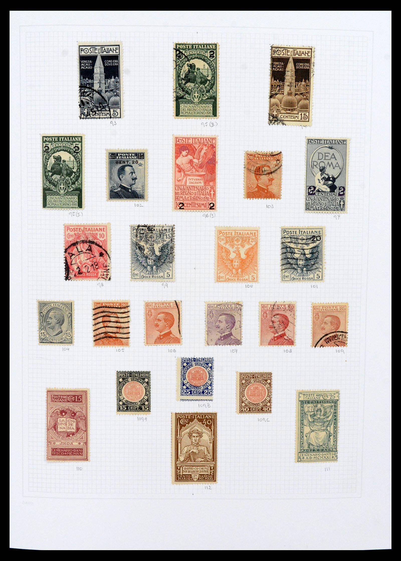 38190 0004 - Postzegelverzameling 38190 Italië 1861-2018!