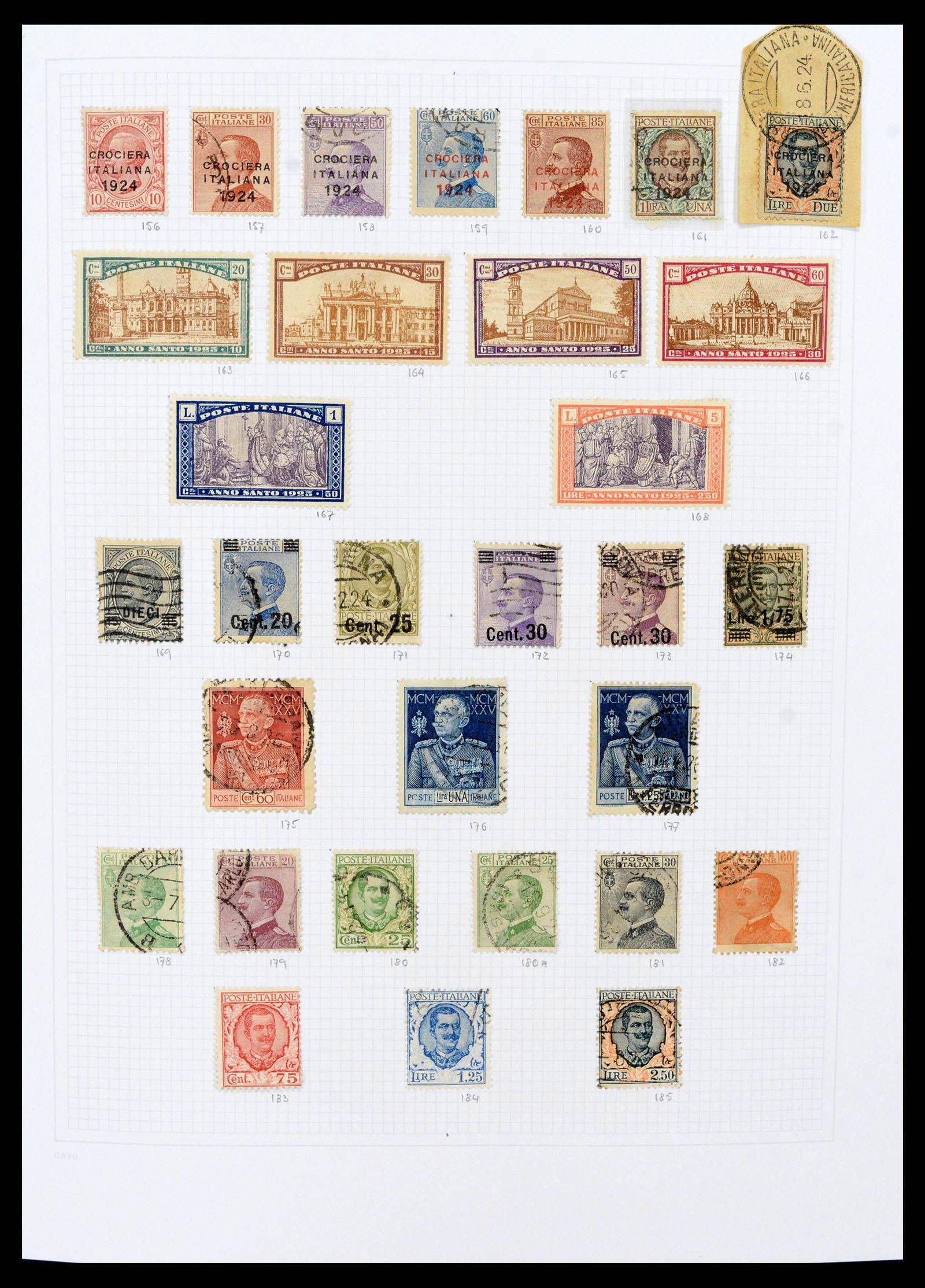 38190 0007 - Postzegelverzameling 38190 Italië 1861-2018!