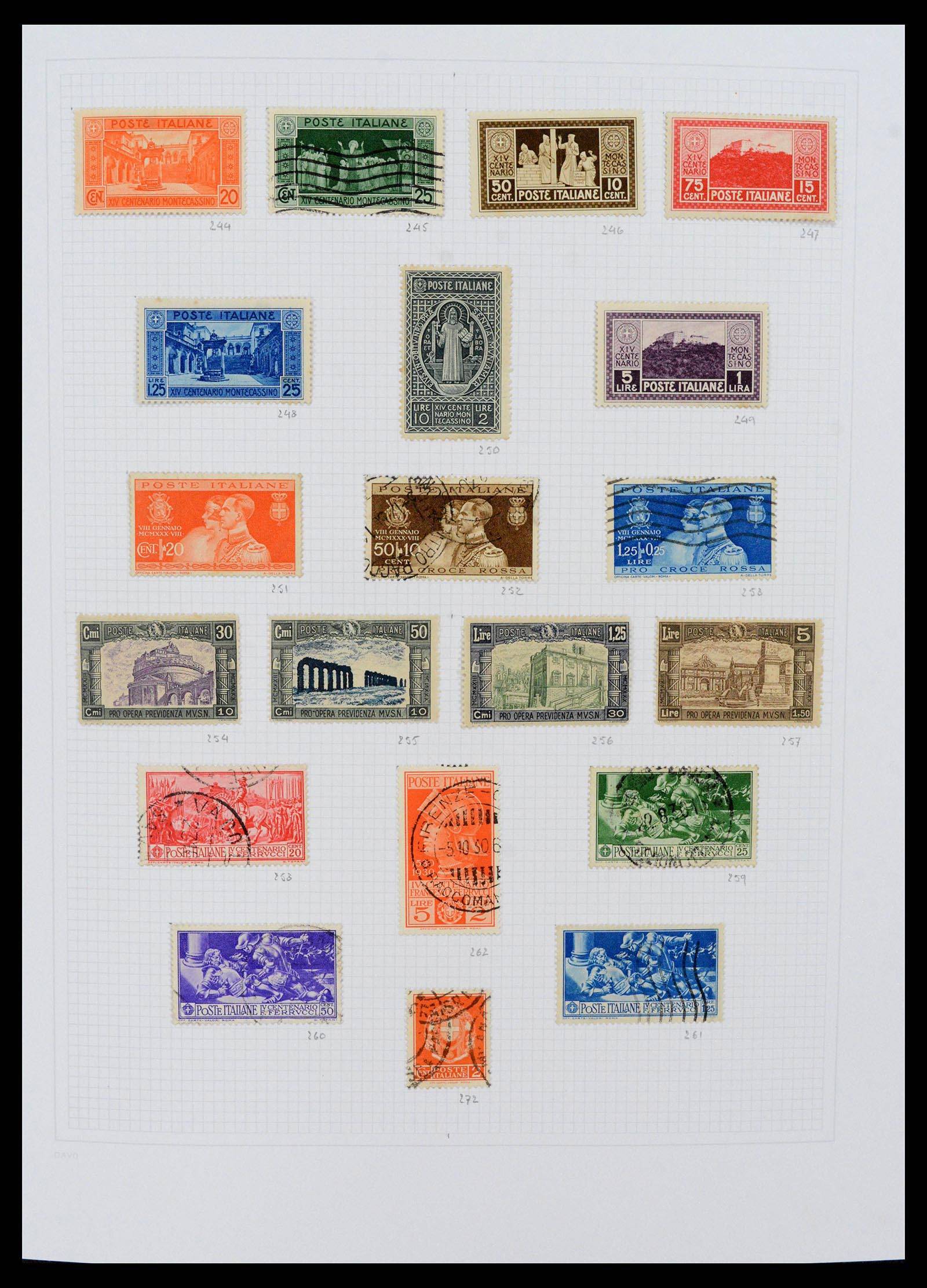 38190 0010 - Postzegelverzameling 38190 Italië 1861-2018!