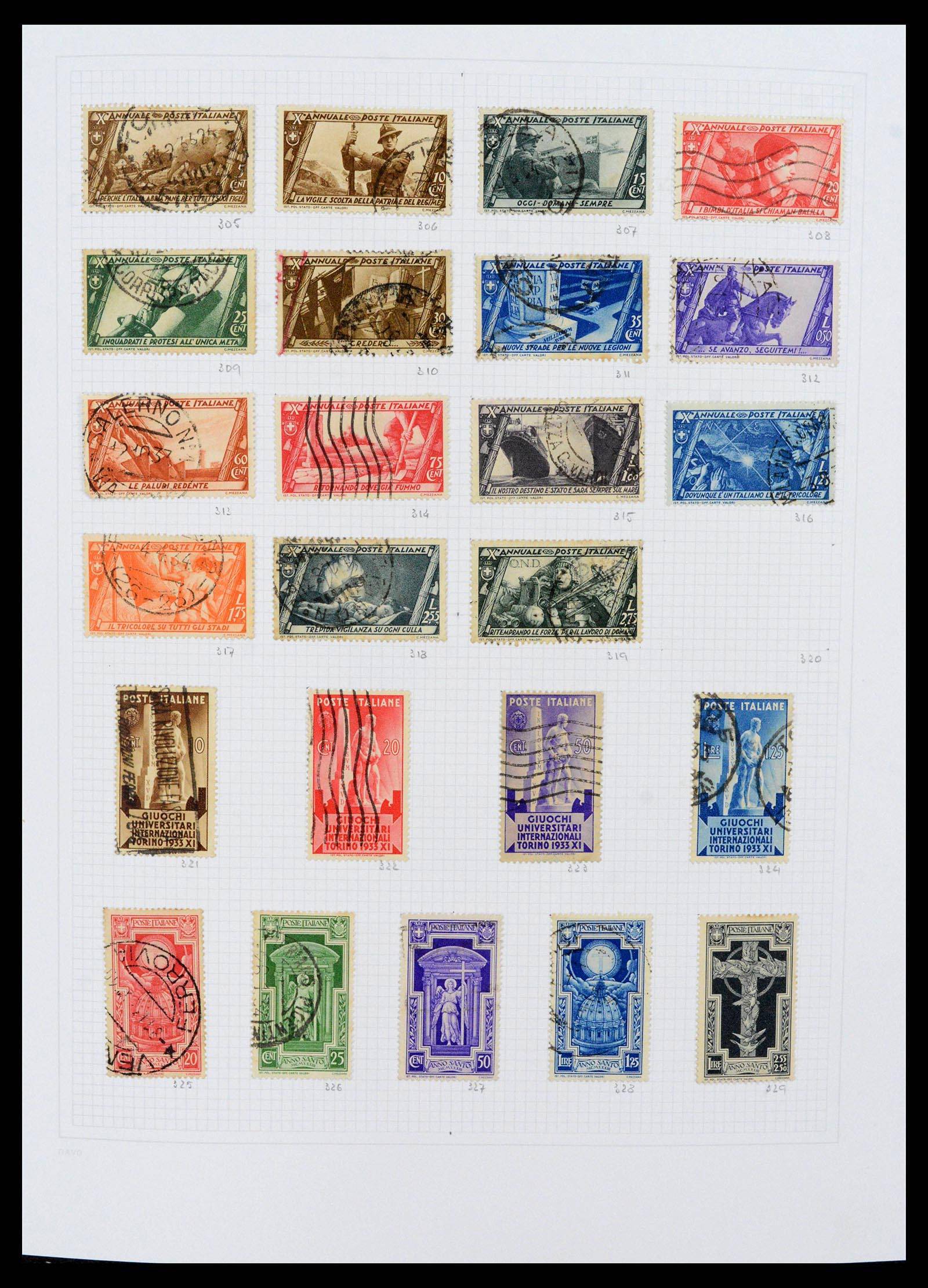 38190 0013 - Postzegelverzameling 38190 Italië 1861-2018!