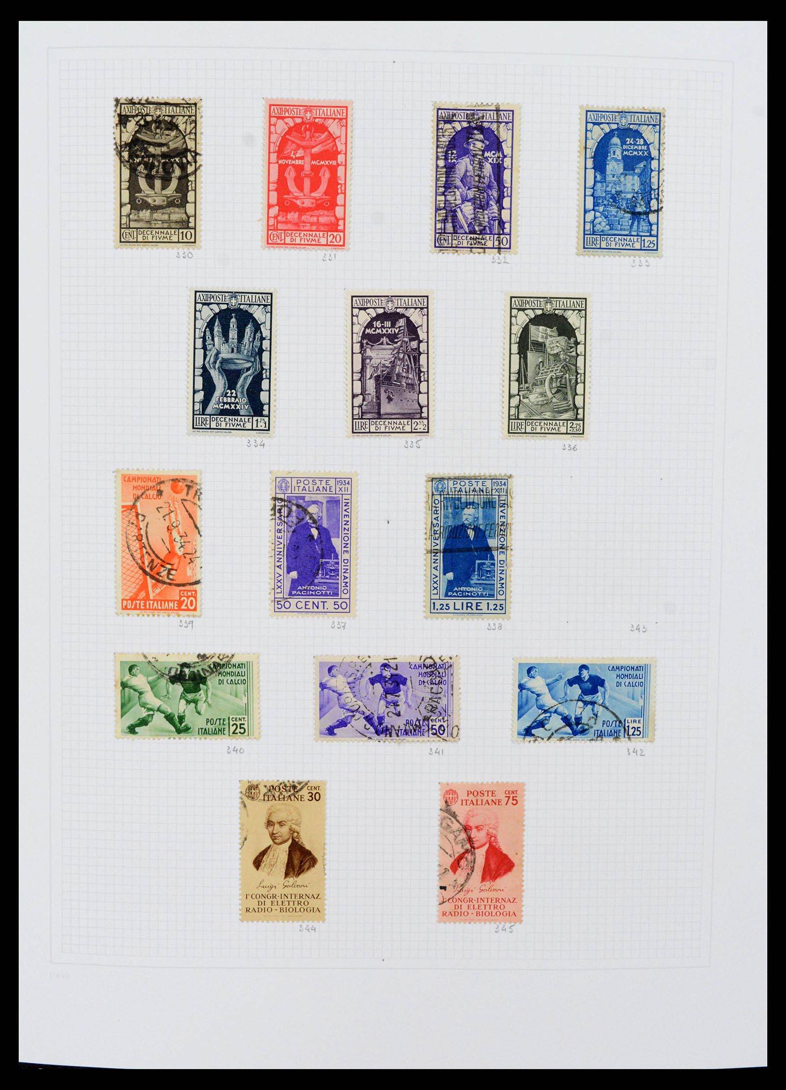 38190 0014 - Postzegelverzameling 38190 Italië 1861-2018!