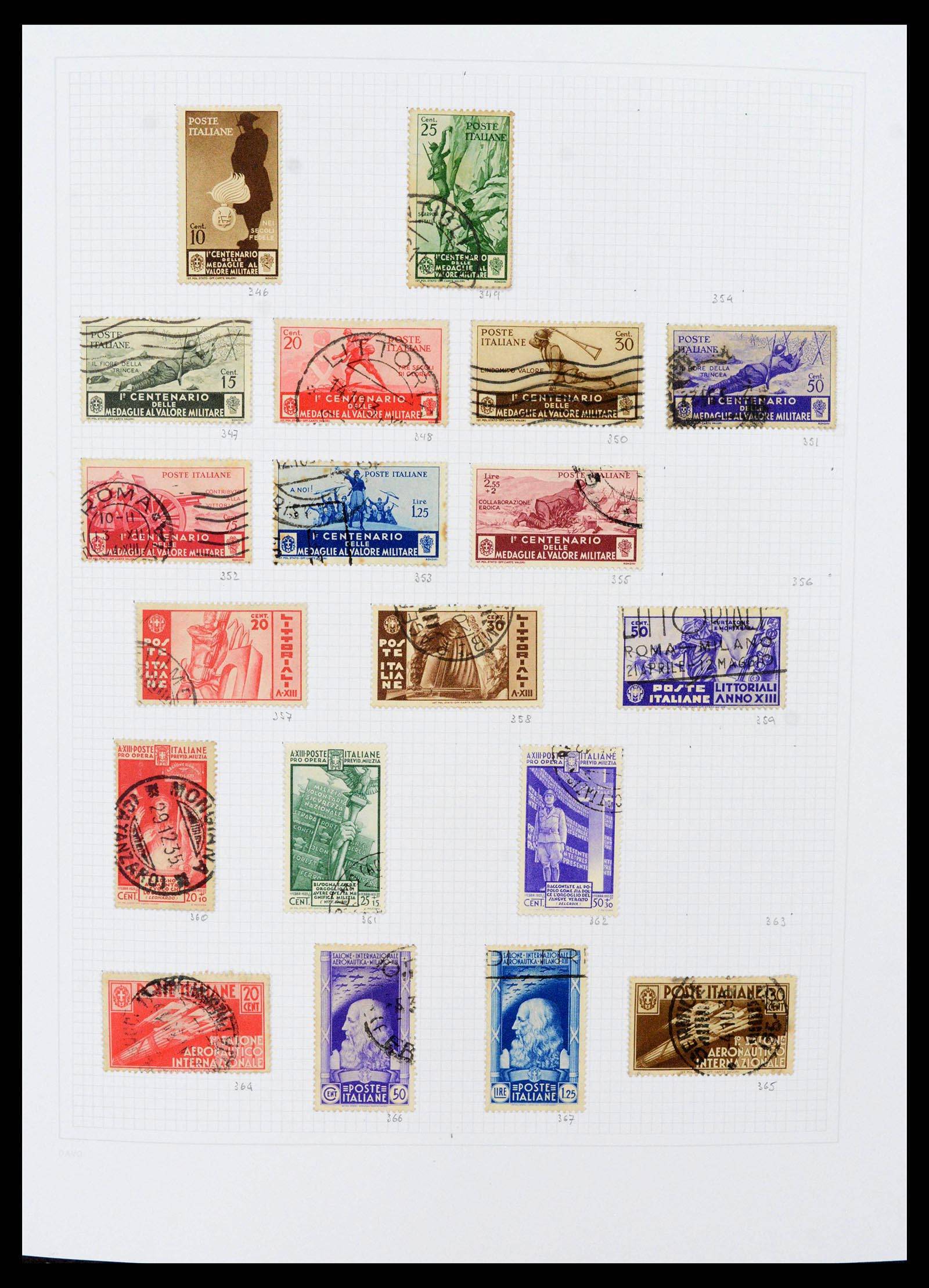 38190 0015 - Postzegelverzameling 38190 Italië 1861-2018!