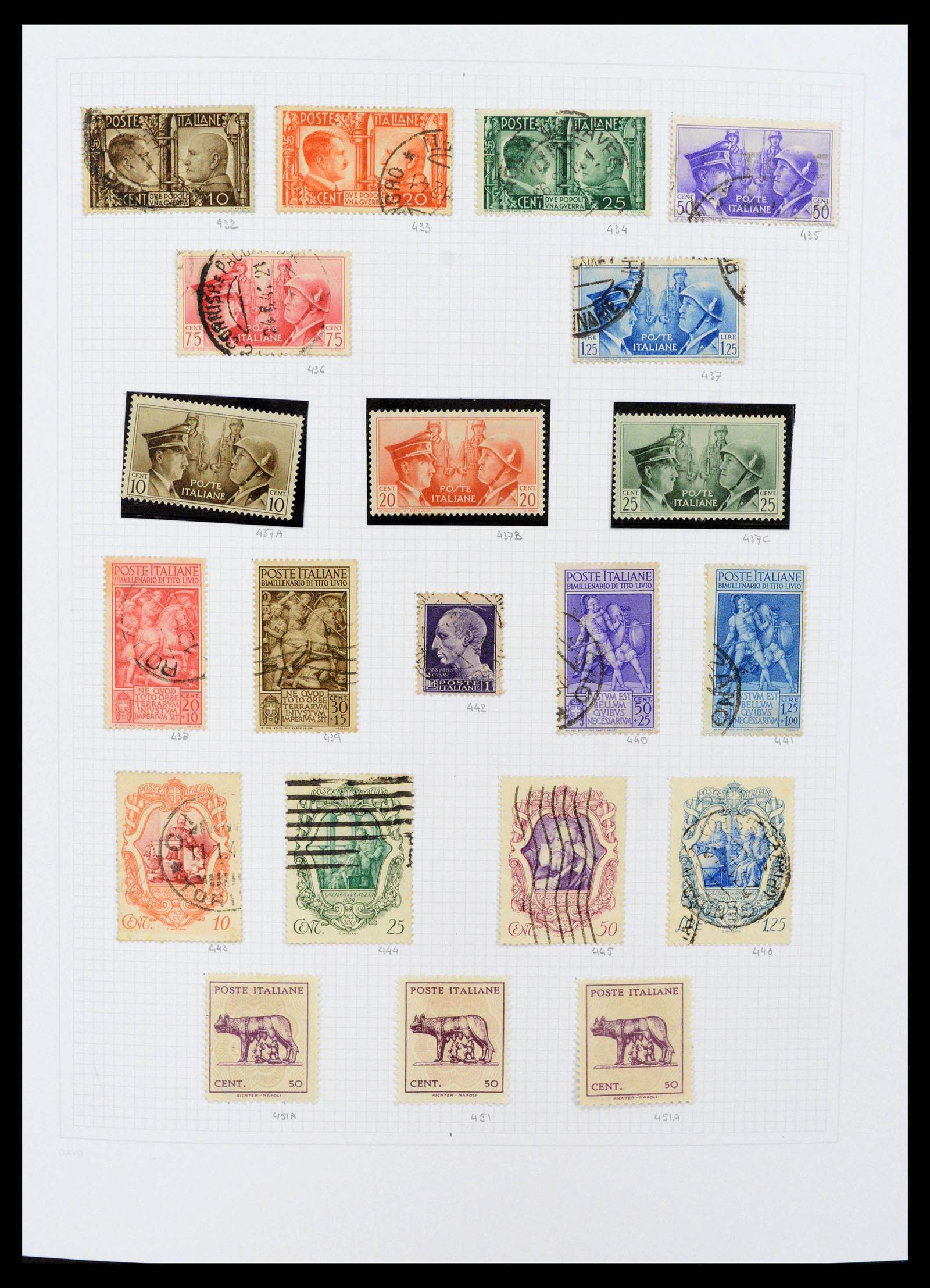 38190 0019 - Postzegelverzameling 38190 Italië 1861-2018!