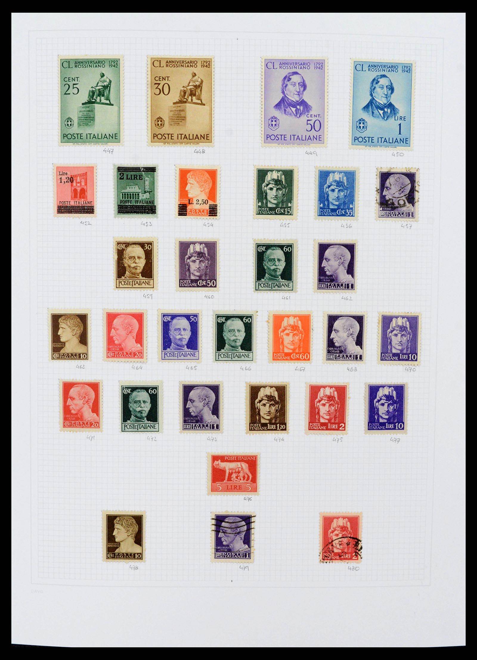 38190 0020 - Postzegelverzameling 38190 Italië 1861-2018!