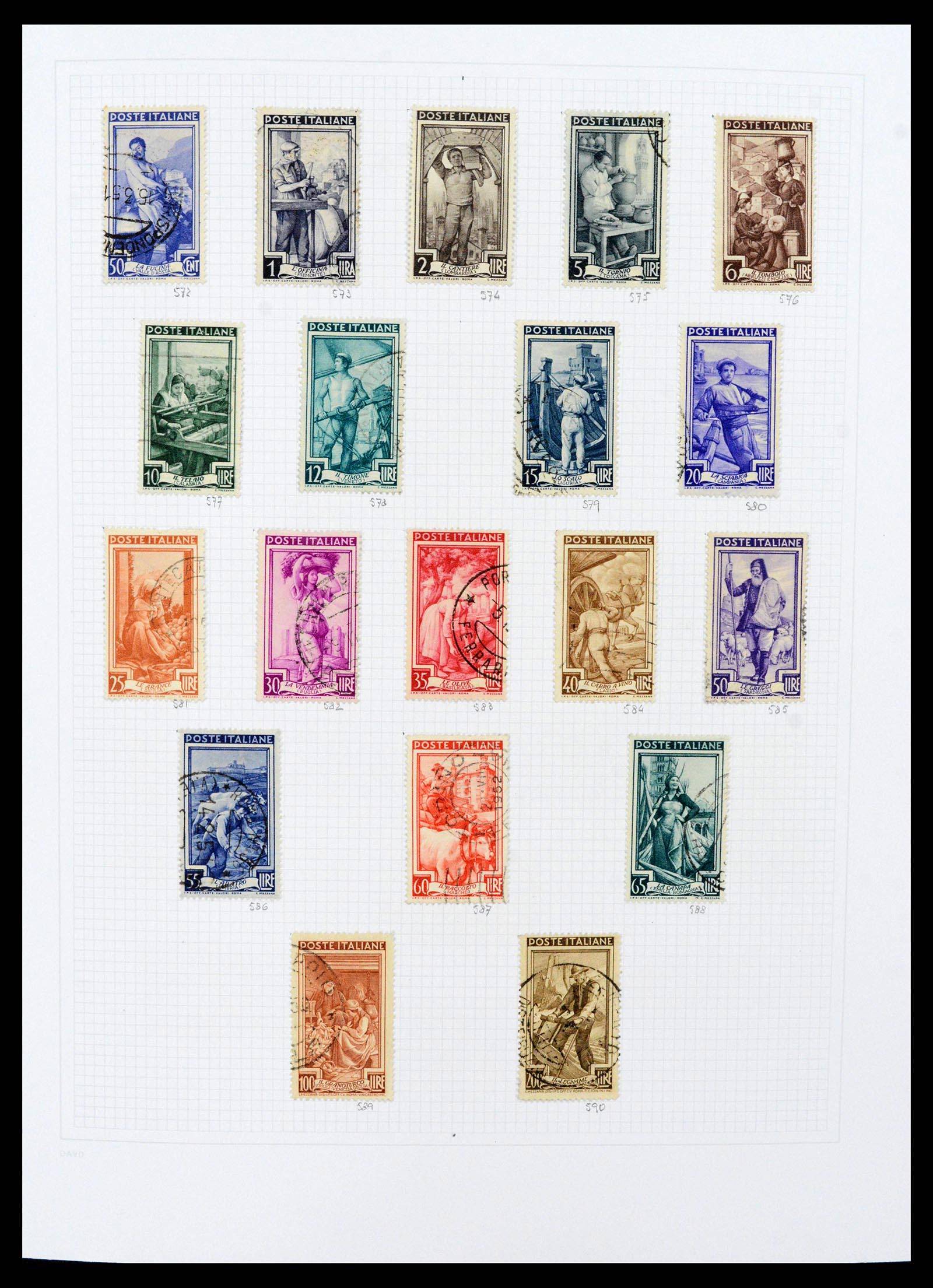 38190 0025 - Postzegelverzameling 38190 Italië 1861-2018!