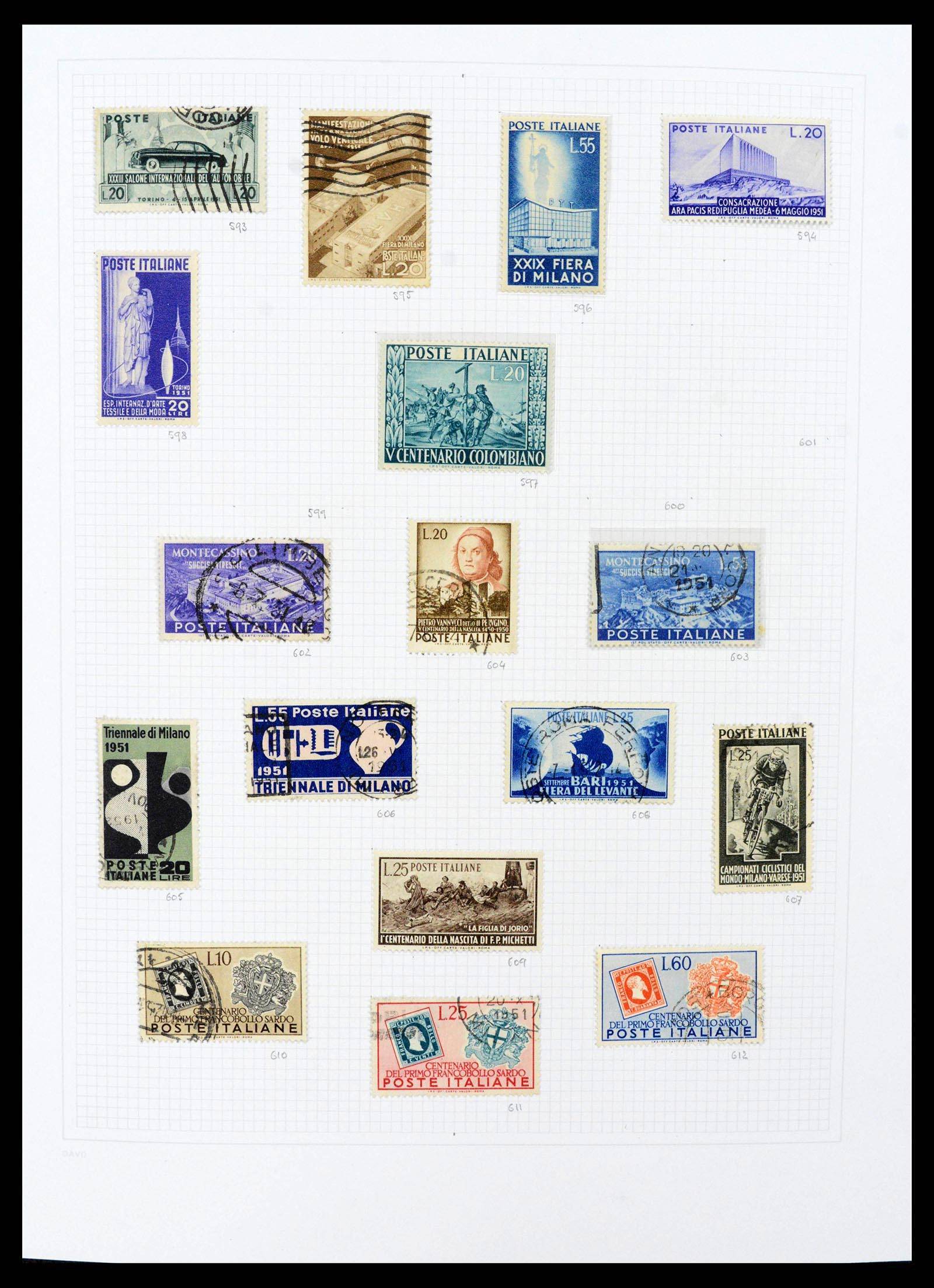 38190 0026 - Postzegelverzameling 38190 Italië 1861-2018!
