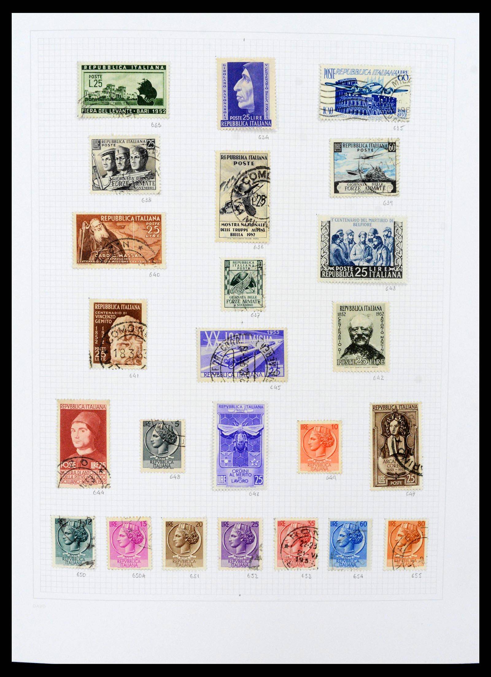 38190 0028 - Postzegelverzameling 38190 Italië 1861-2018!