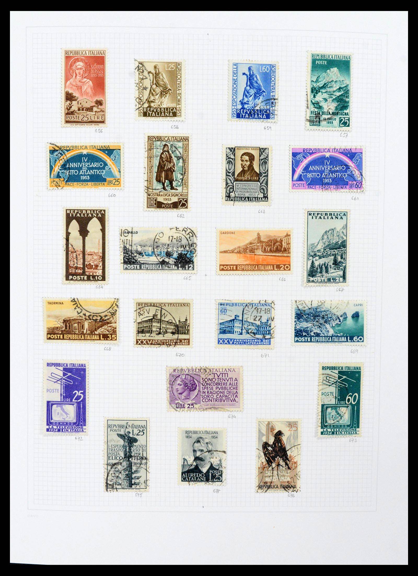 38190 0029 - Postzegelverzameling 38190 Italië 1861-2018!
