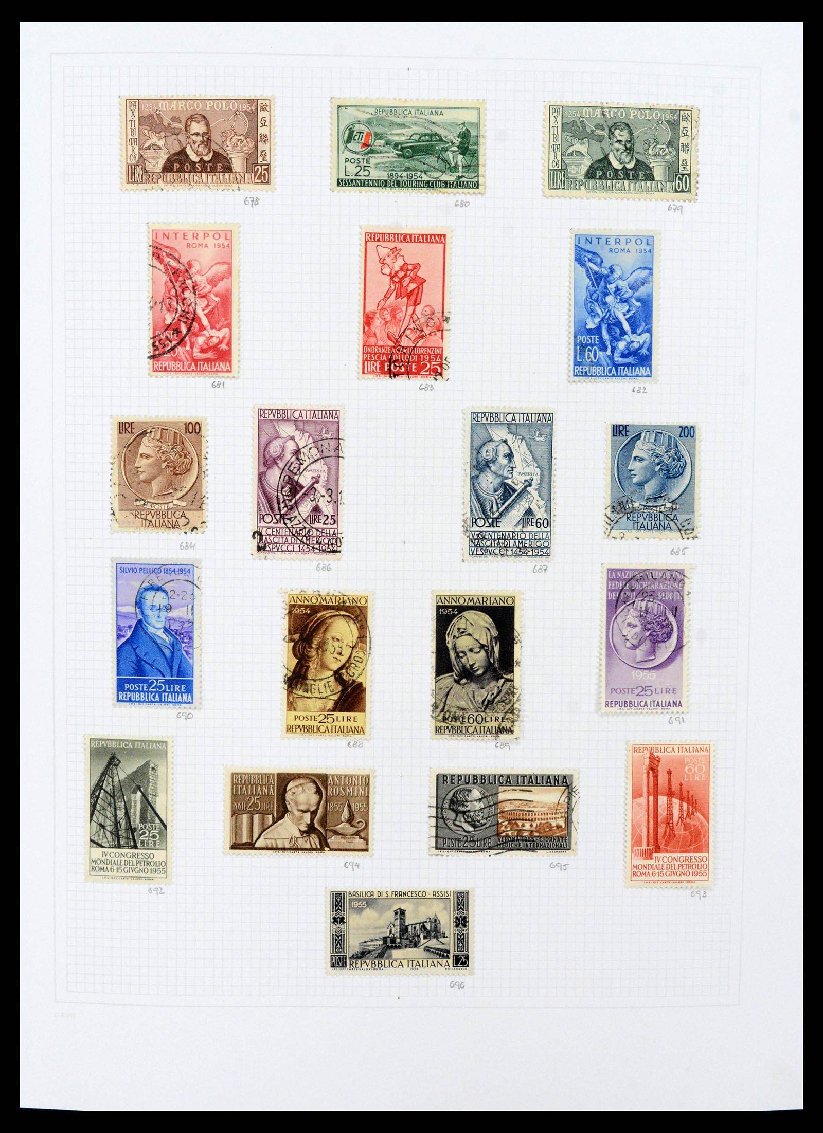 38190 0030 - Postzegelverzameling 38190 Italië 1861-2018!