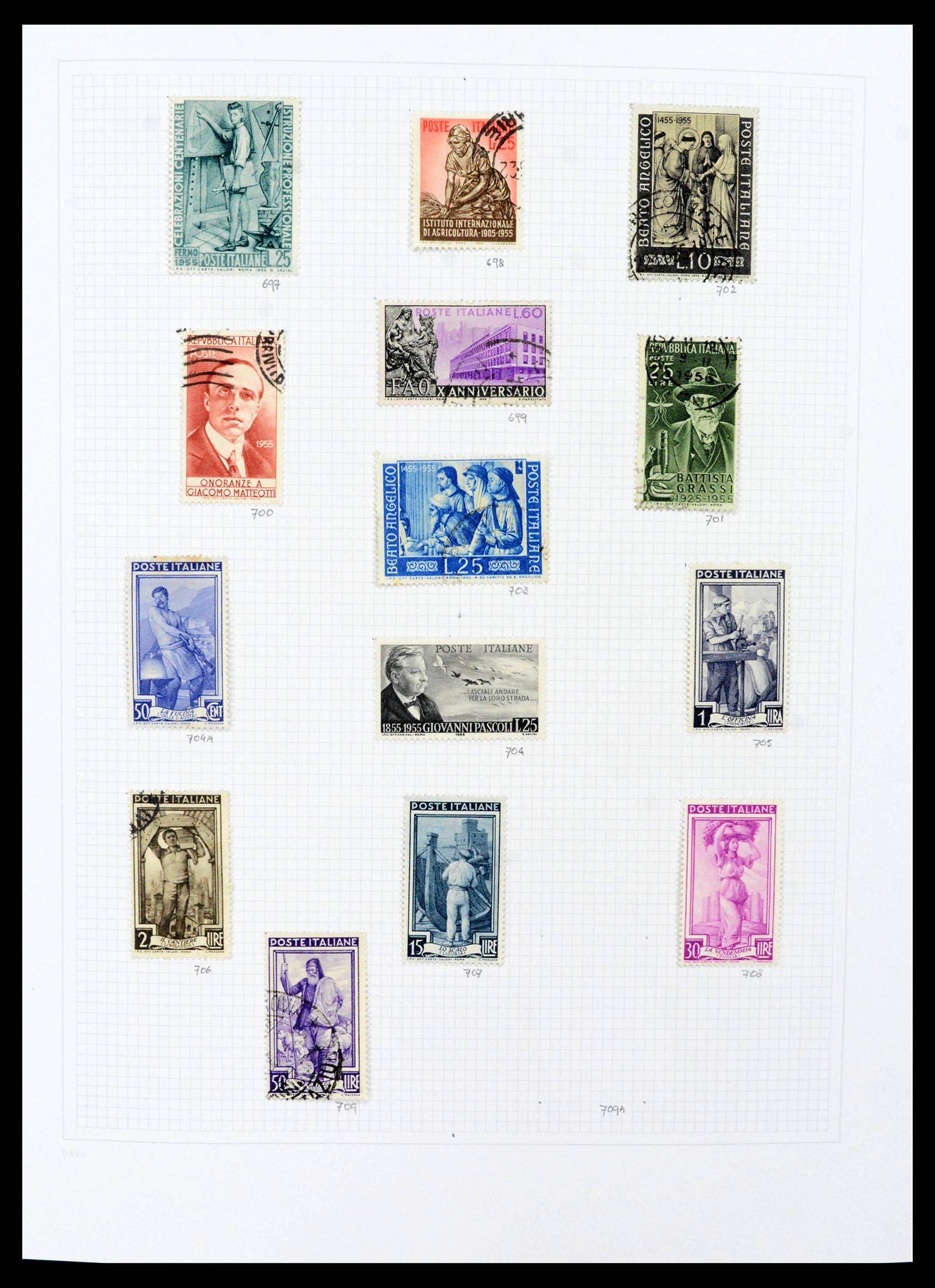 38190 0031 - Postzegelverzameling 38190 Italië 1861-2018!