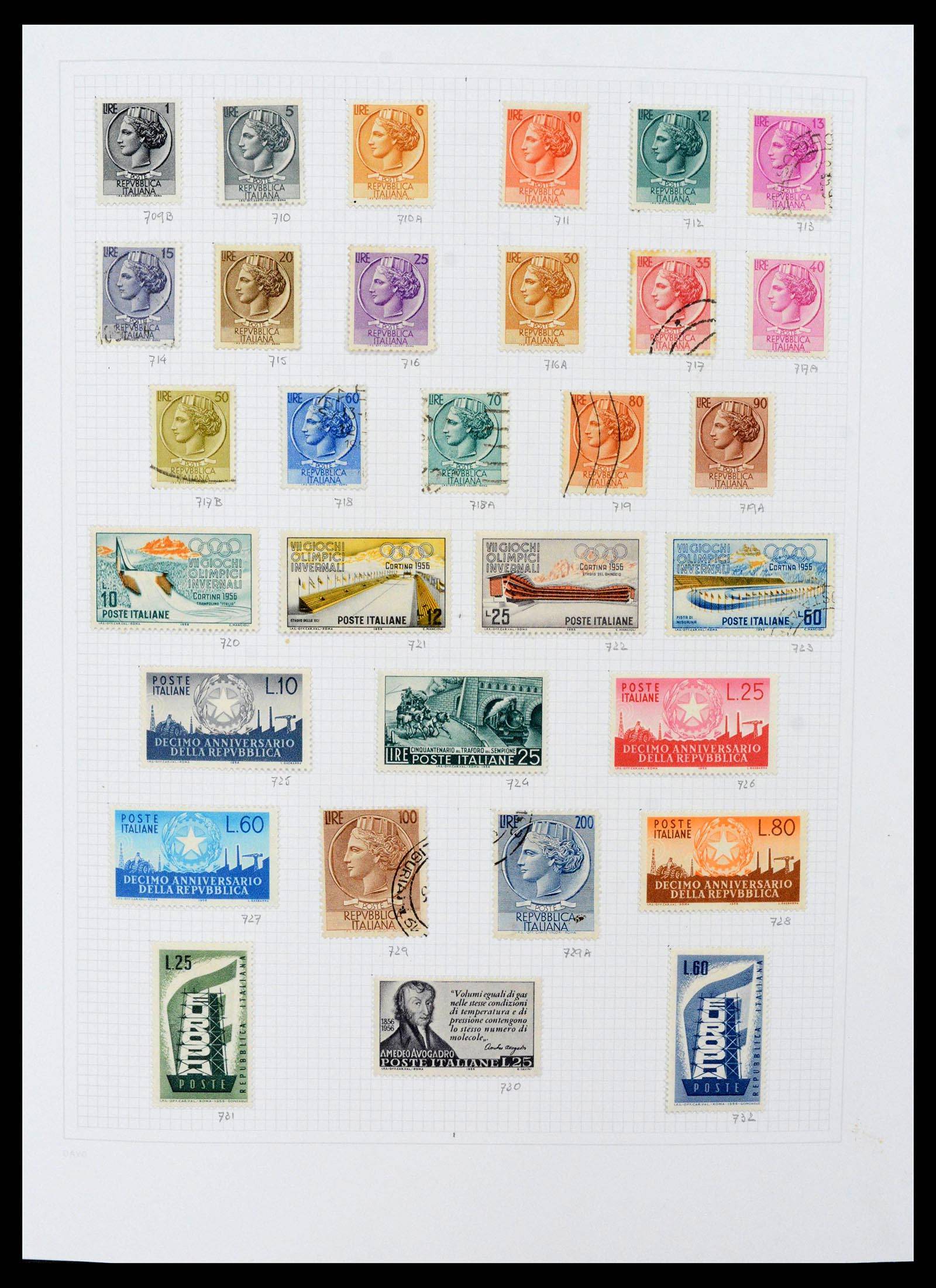 38190 0032 - Postzegelverzameling 38190 Italië 1861-2018!
