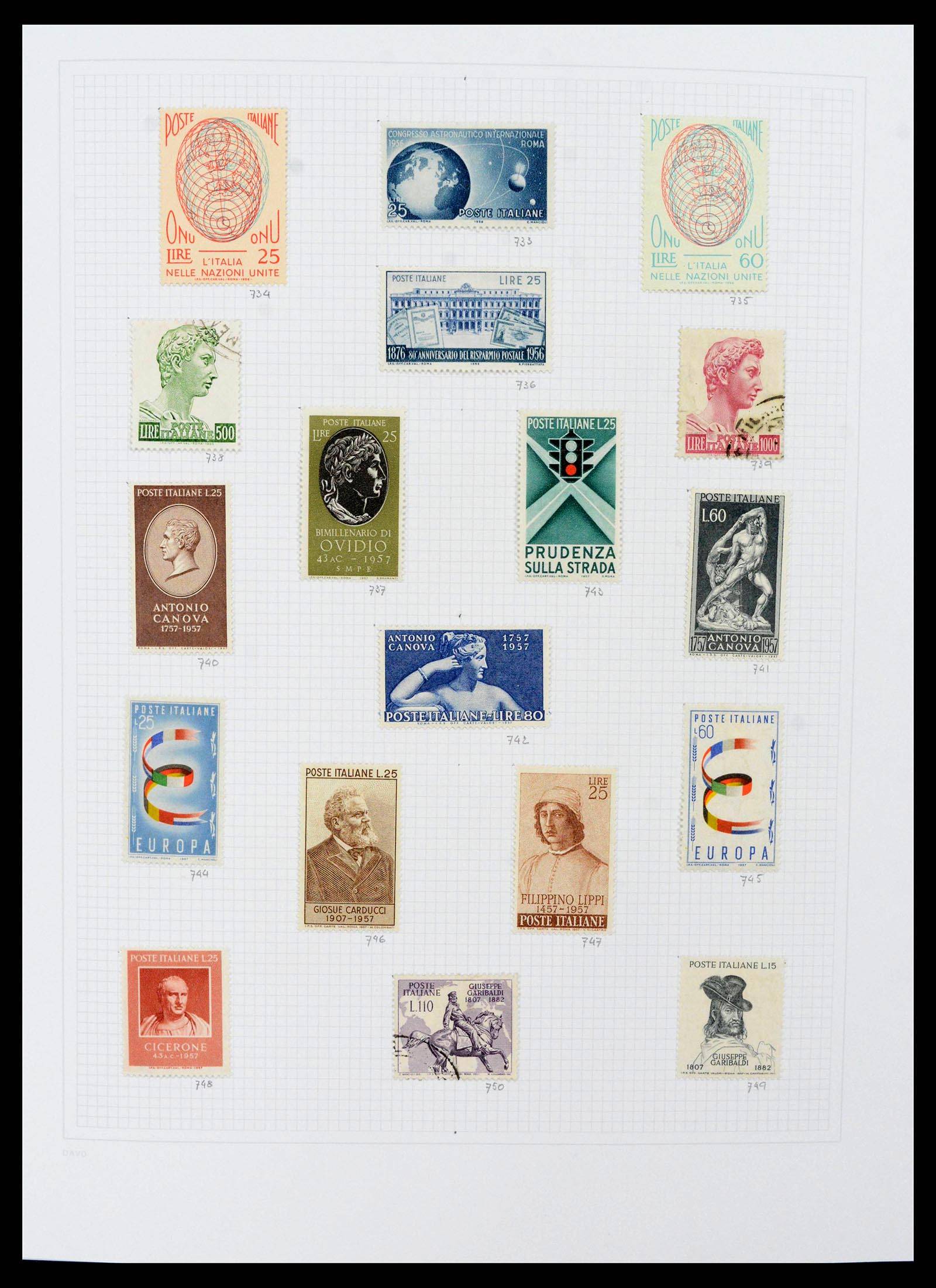 38190 0033 - Postzegelverzameling 38190 Italië 1861-2018!