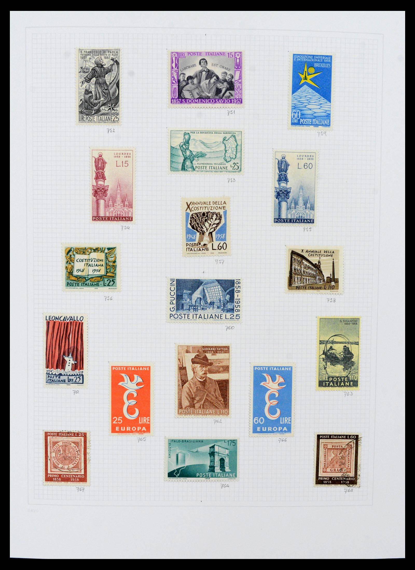 38190 0034 - Postzegelverzameling 38190 Italië 1861-2018!