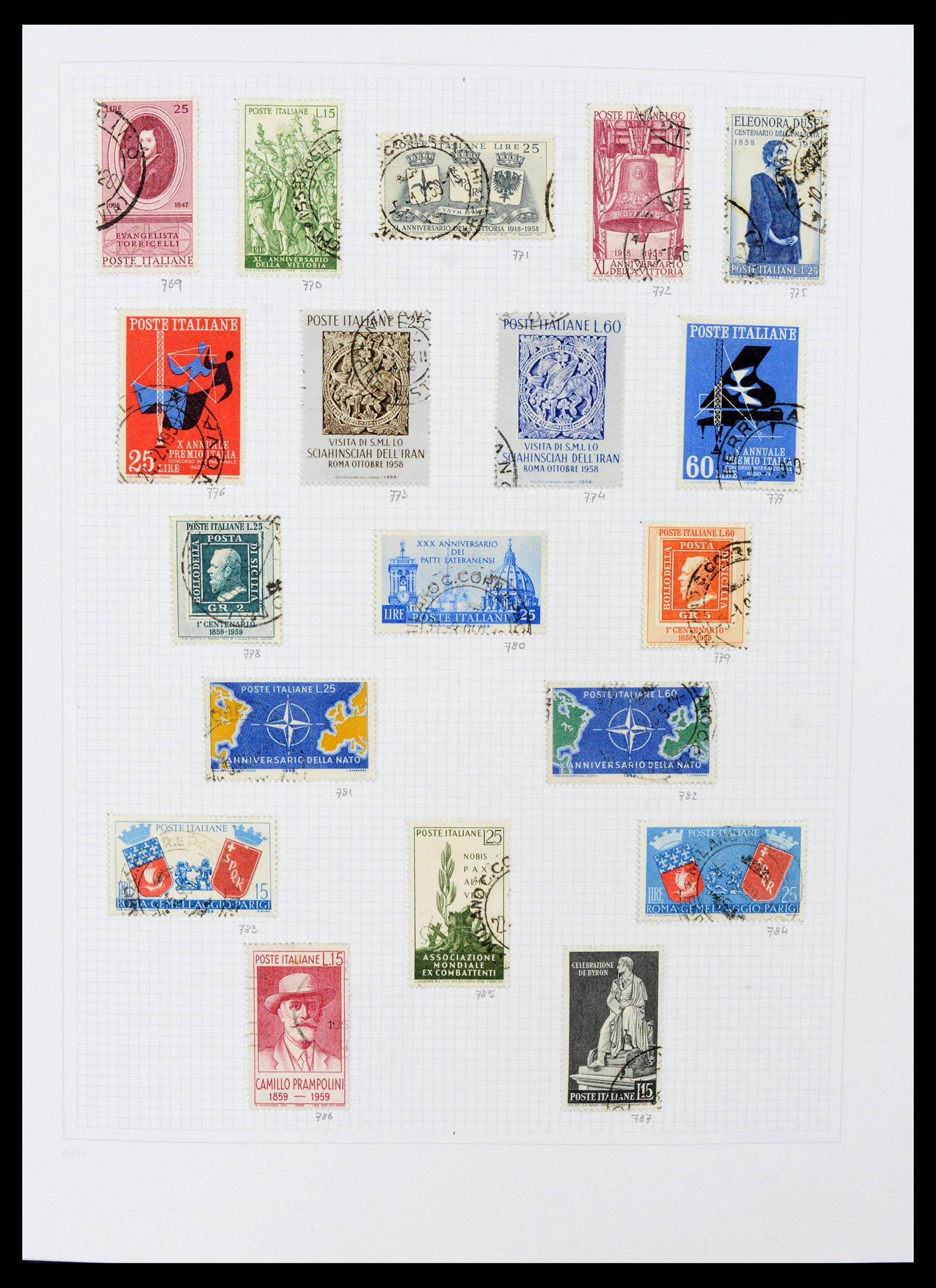 38190 0035 - Postzegelverzameling 38190 Italië 1861-2018!