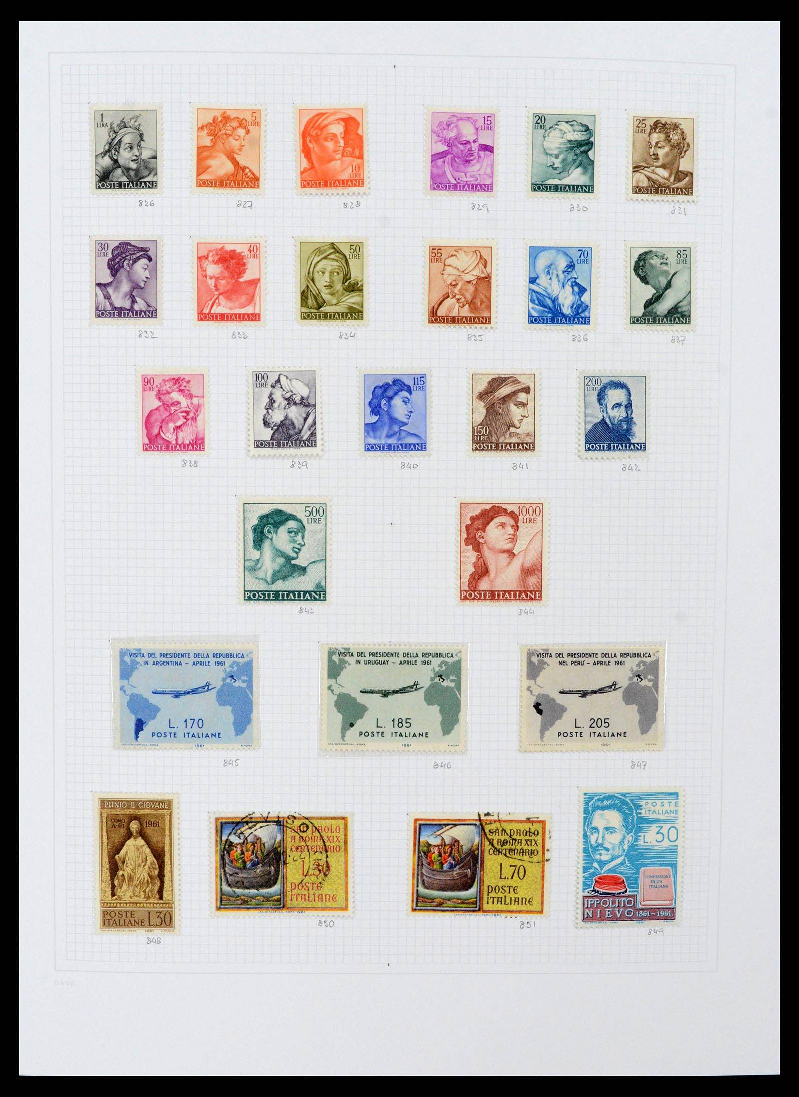 38190 0038 - Postzegelverzameling 38190 Italië 1861-2018!
