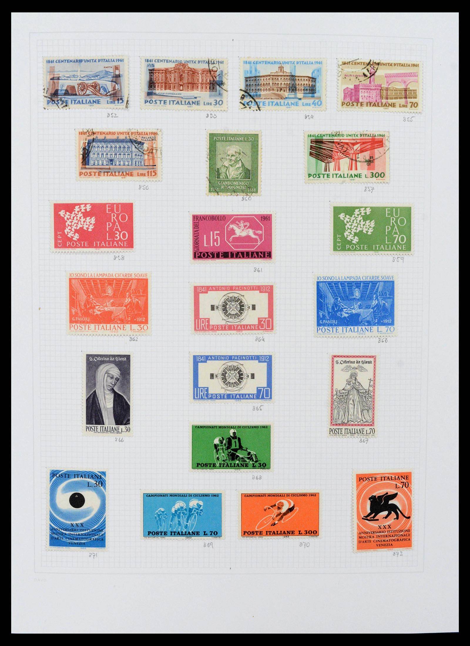 38190 0039 - Postzegelverzameling 38190 Italië 1861-2018!