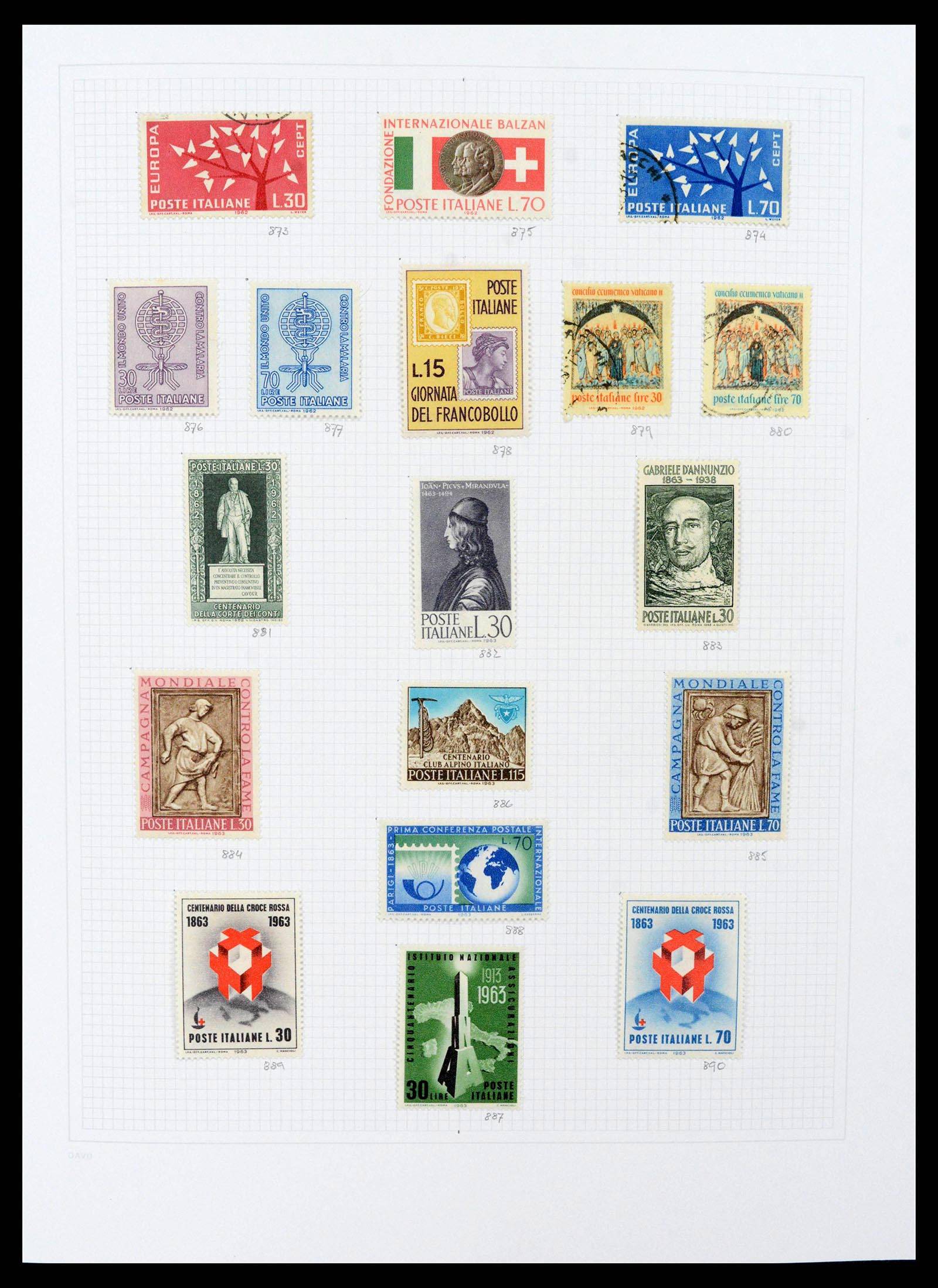 38190 0040 - Postzegelverzameling 38190 Italië 1861-2018!