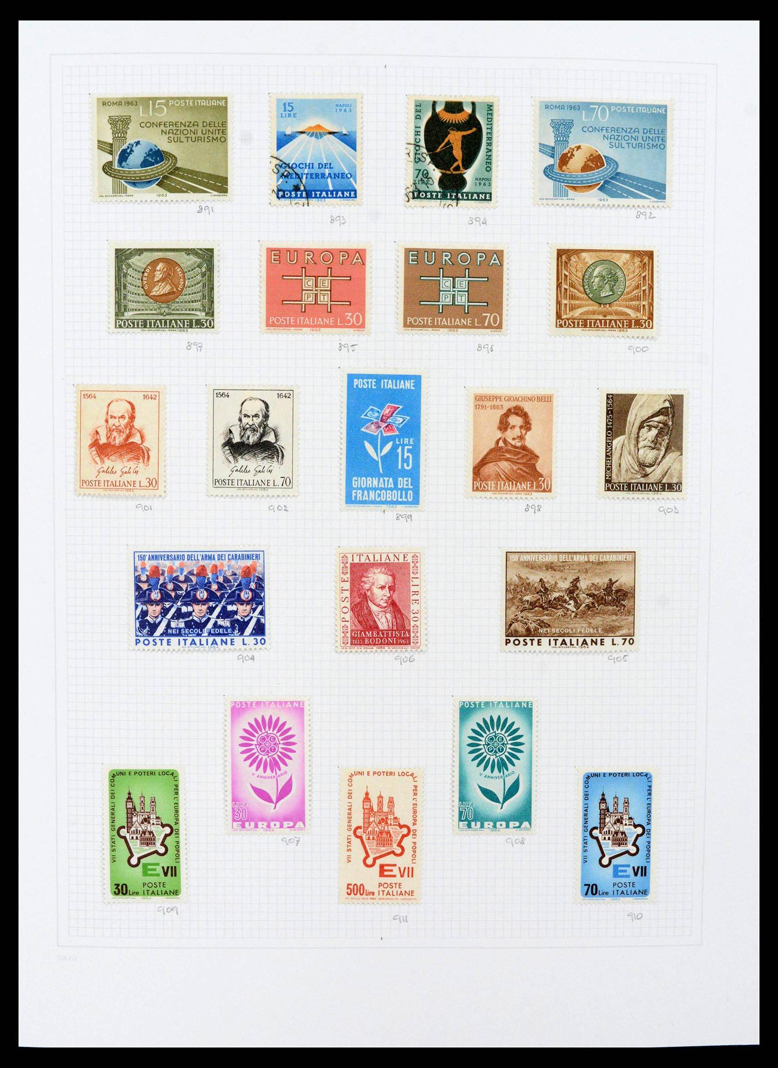 38190 0041 - Stamp collection 38190 Italië 1861-2018!