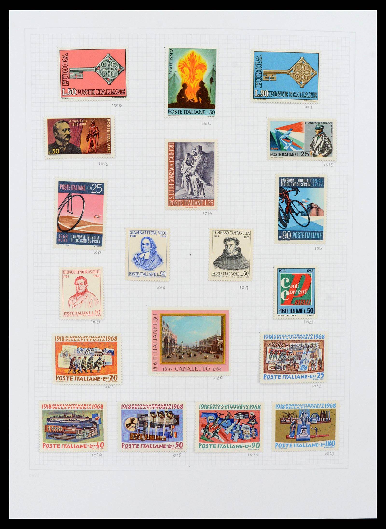 38190 0047 - Stamp collection 38190 Italië 1861-2018!