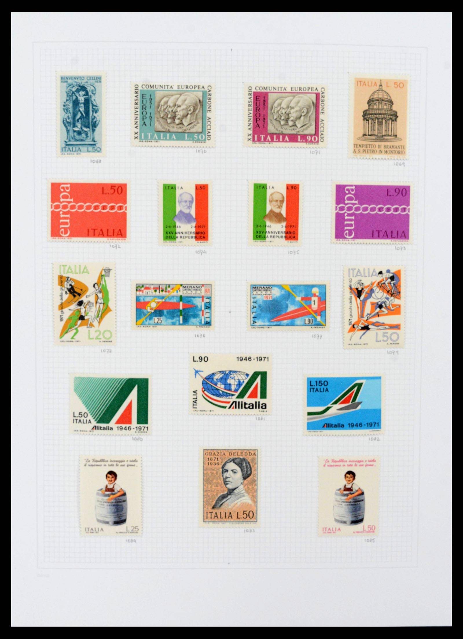 38190 0050 - Stamp collection 38190 Italië 1861-2018!