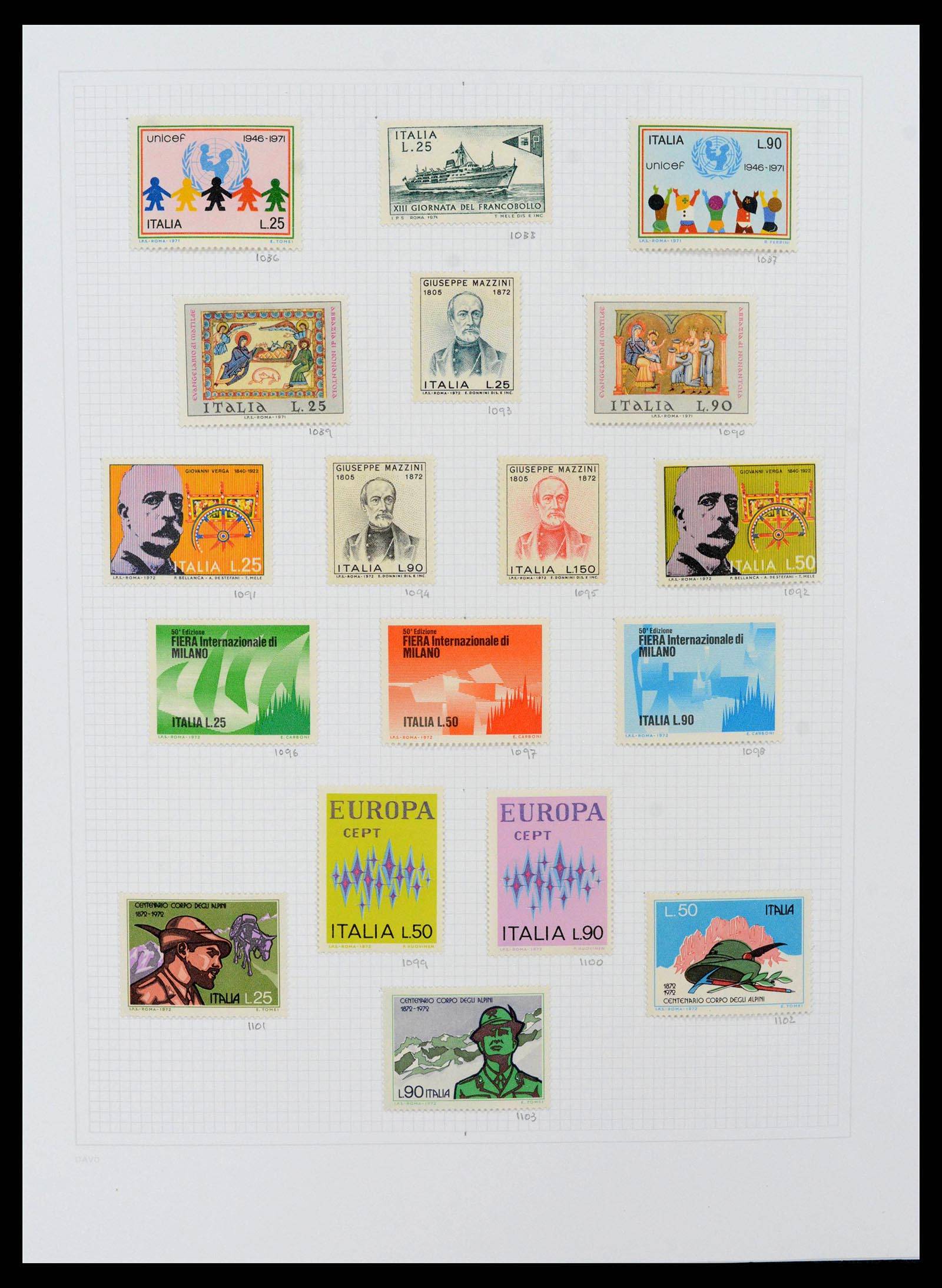 38190 0051 - Stamp collection 38190 Italië 1861-2018!